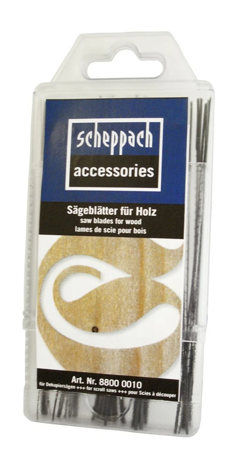 Scheppach 88000010 - Set de lames de scie à chantourner - Bois (60 pcs)-image