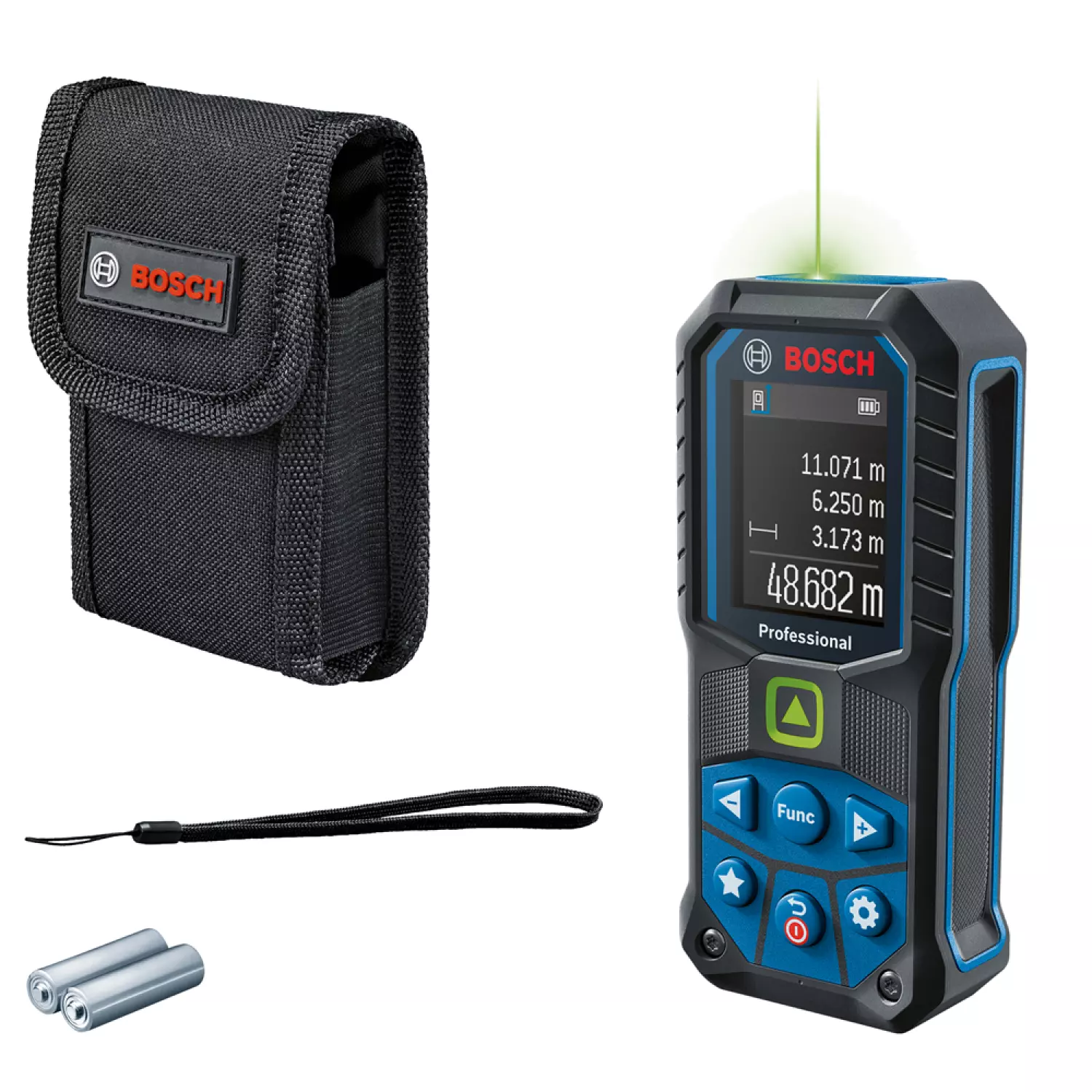 Bosch GLM 50-25 G Afstandsmeter in tas - 50m - groen-image