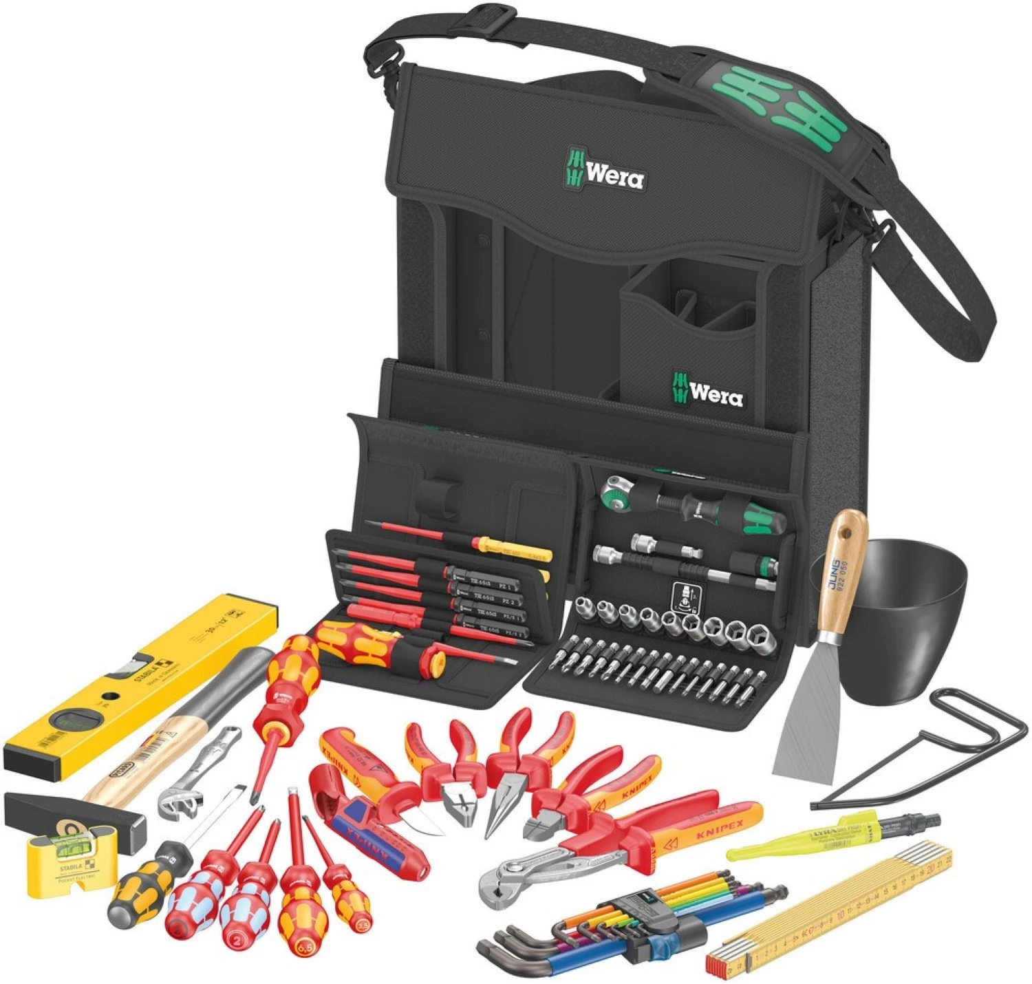 Wera 05134025001 2go E 1 Gereedschapset voor elektrotechnici in 2go gereedschapstas - 73-delig-image