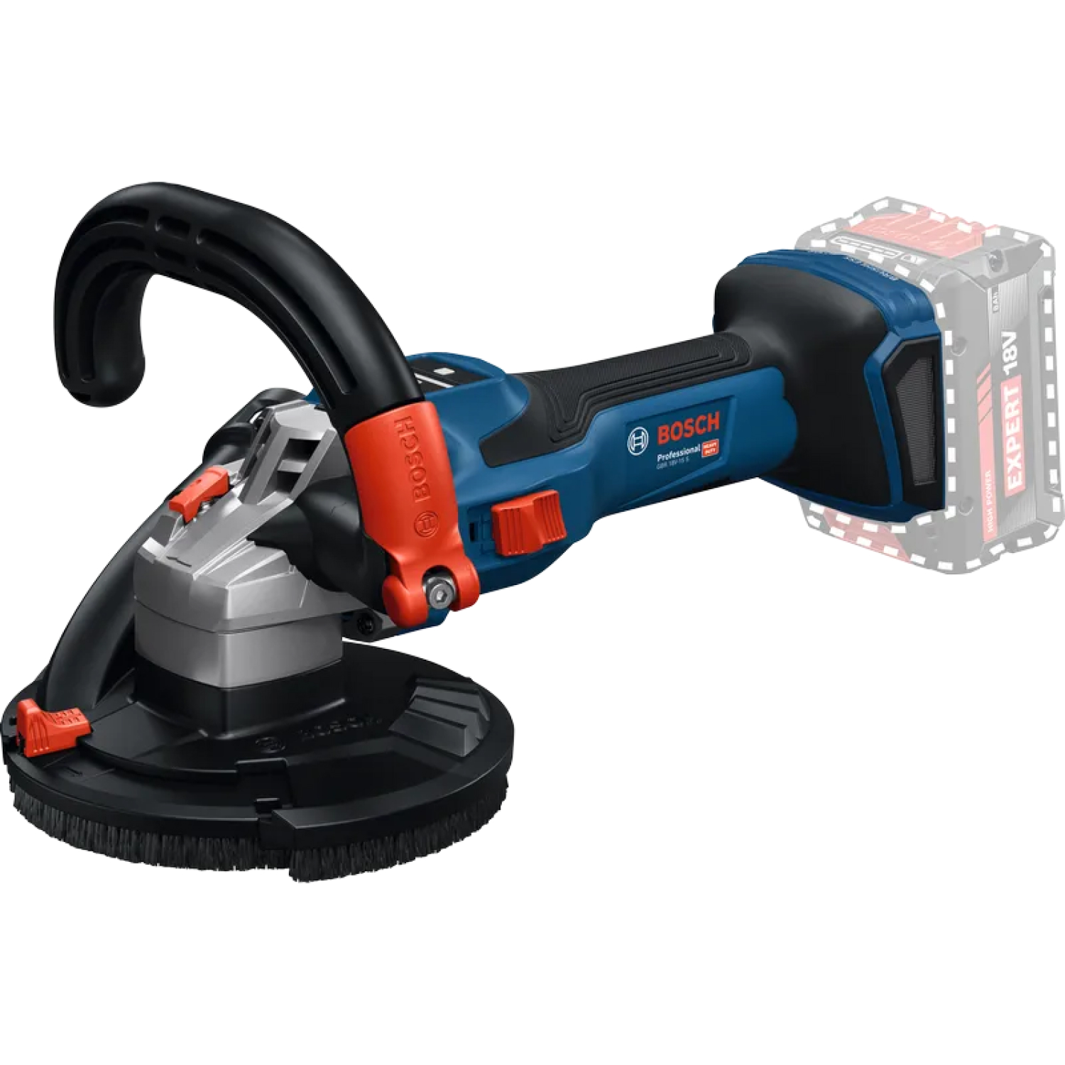 Bosch GBR 18V-15 S 18V accu Betonslijper - 125mm - M14-image
