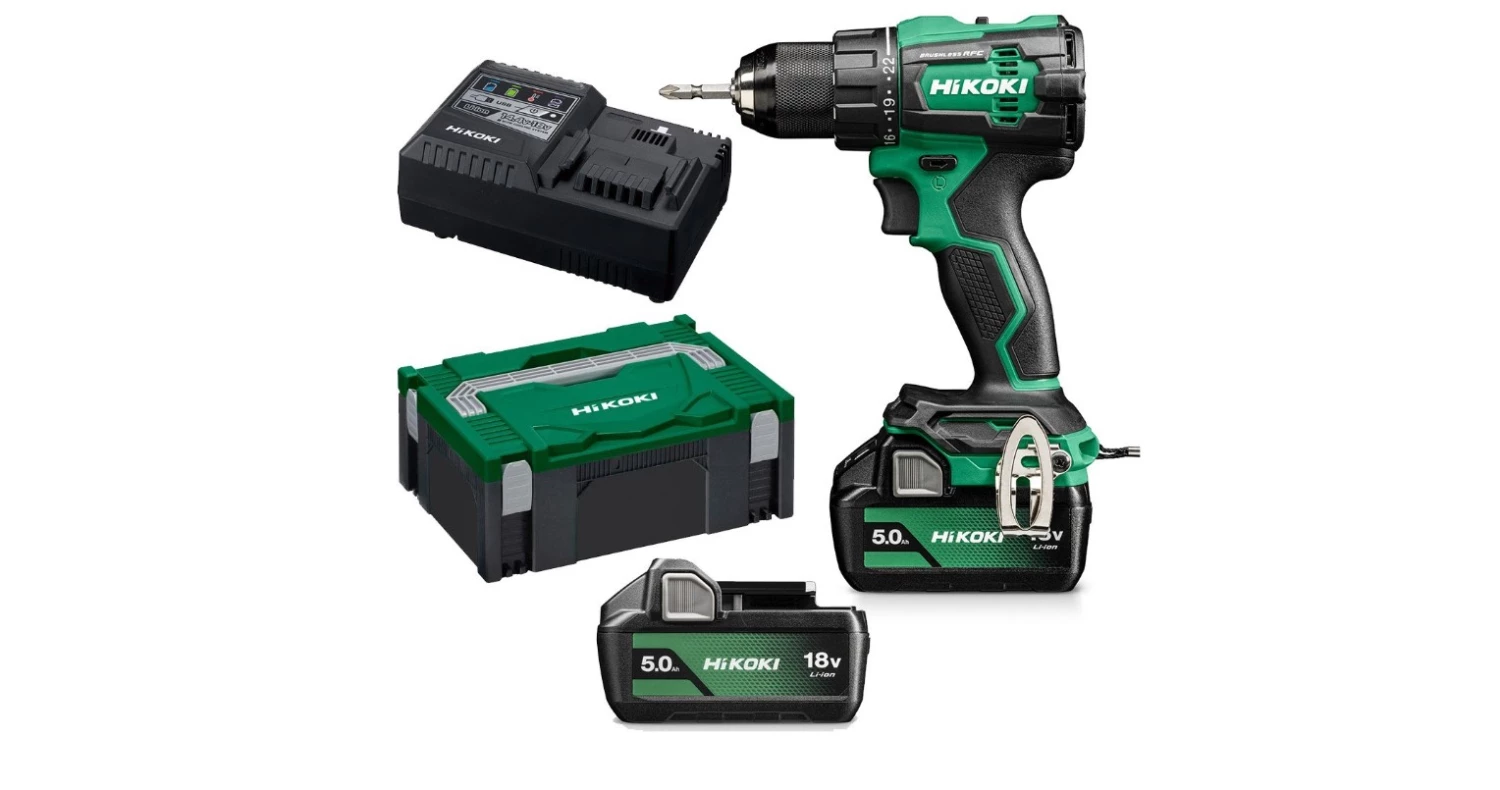 HiKOKI DS18DEWFZ Perceuse visseuse Set en HSC 18.0V Batterie 70Nm-image