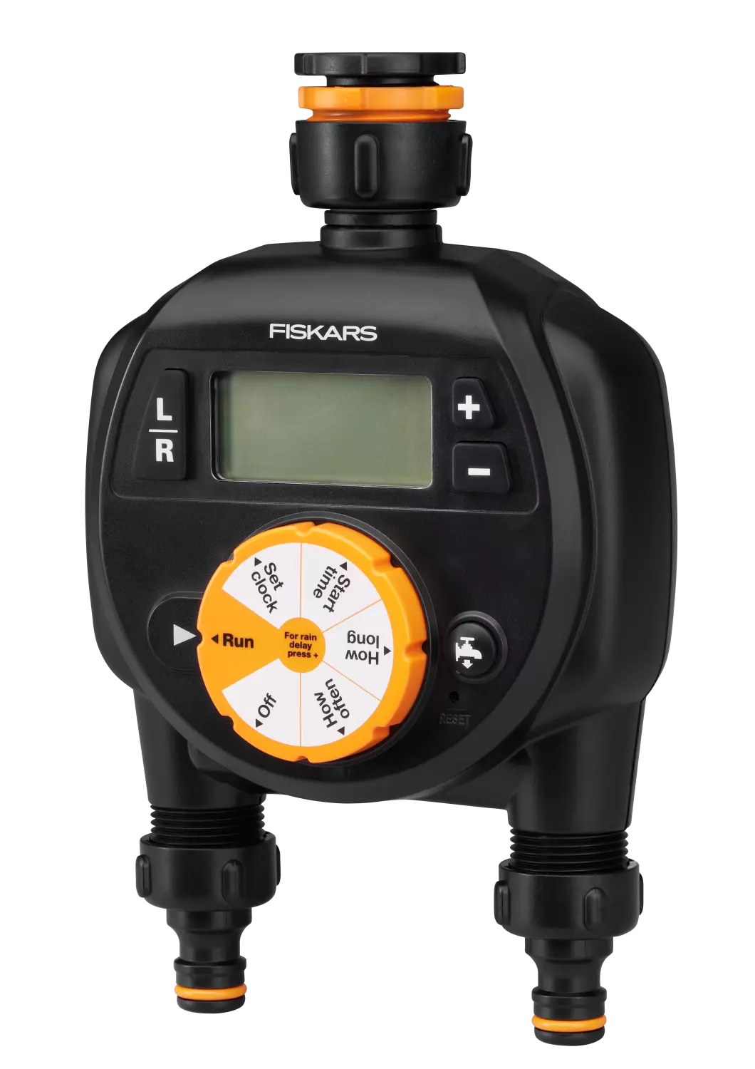 Fiskars 1054792 Watertimer, dubbele uitlaat-image