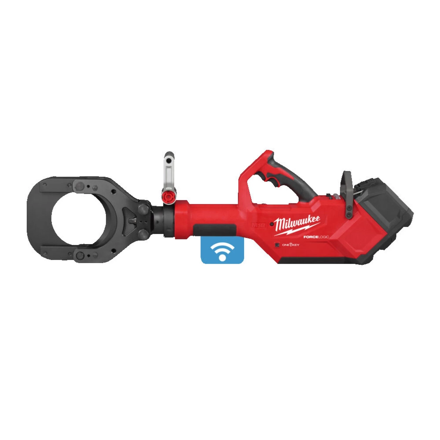 Milwaukee M18 HCC125-801C 18V Li-ion accu Hydraulische veiligheids kabelkniptang set (1x 8.0Ah accu) in koffer - 125mm-image
