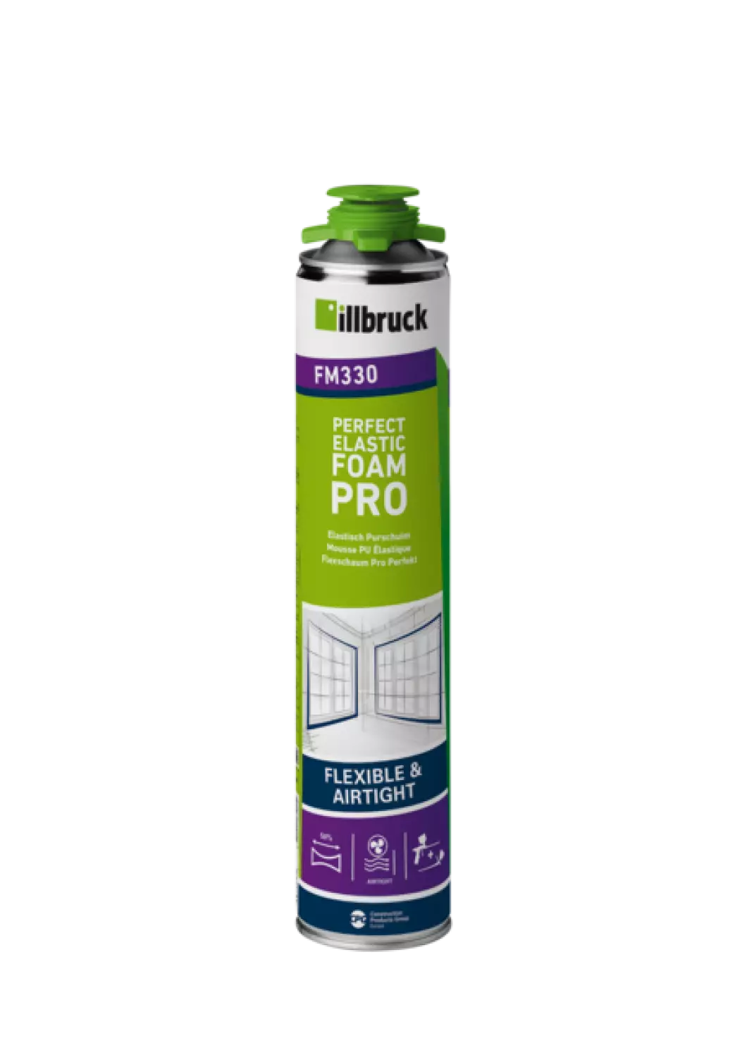 Illbruck FM330 Mousse PU élastique 2 en 1- 880ml-image