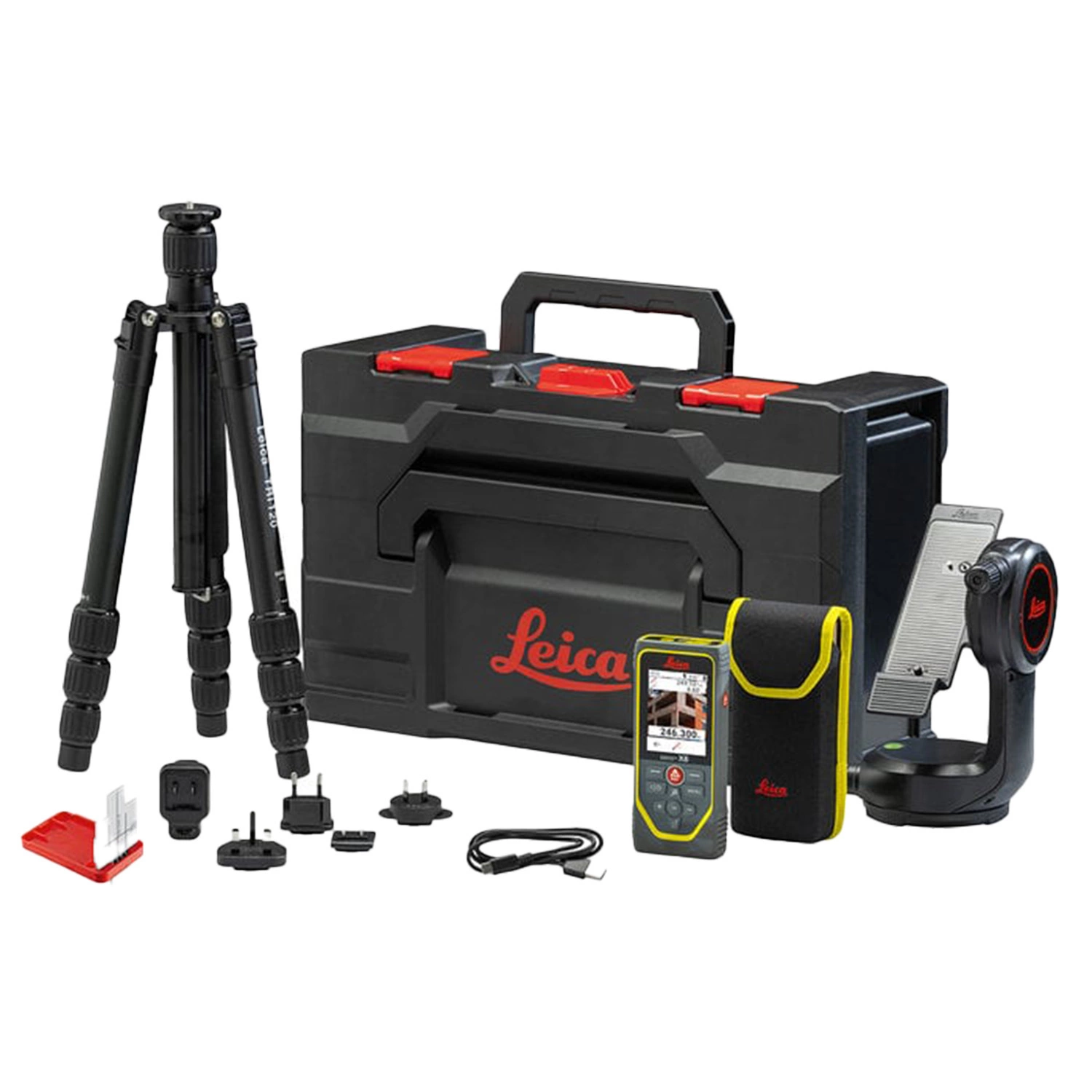 Leica Disto X6 P2P Afstandsmeter set incl. statief in koffer - Bluetooth - 250m - IP65-image