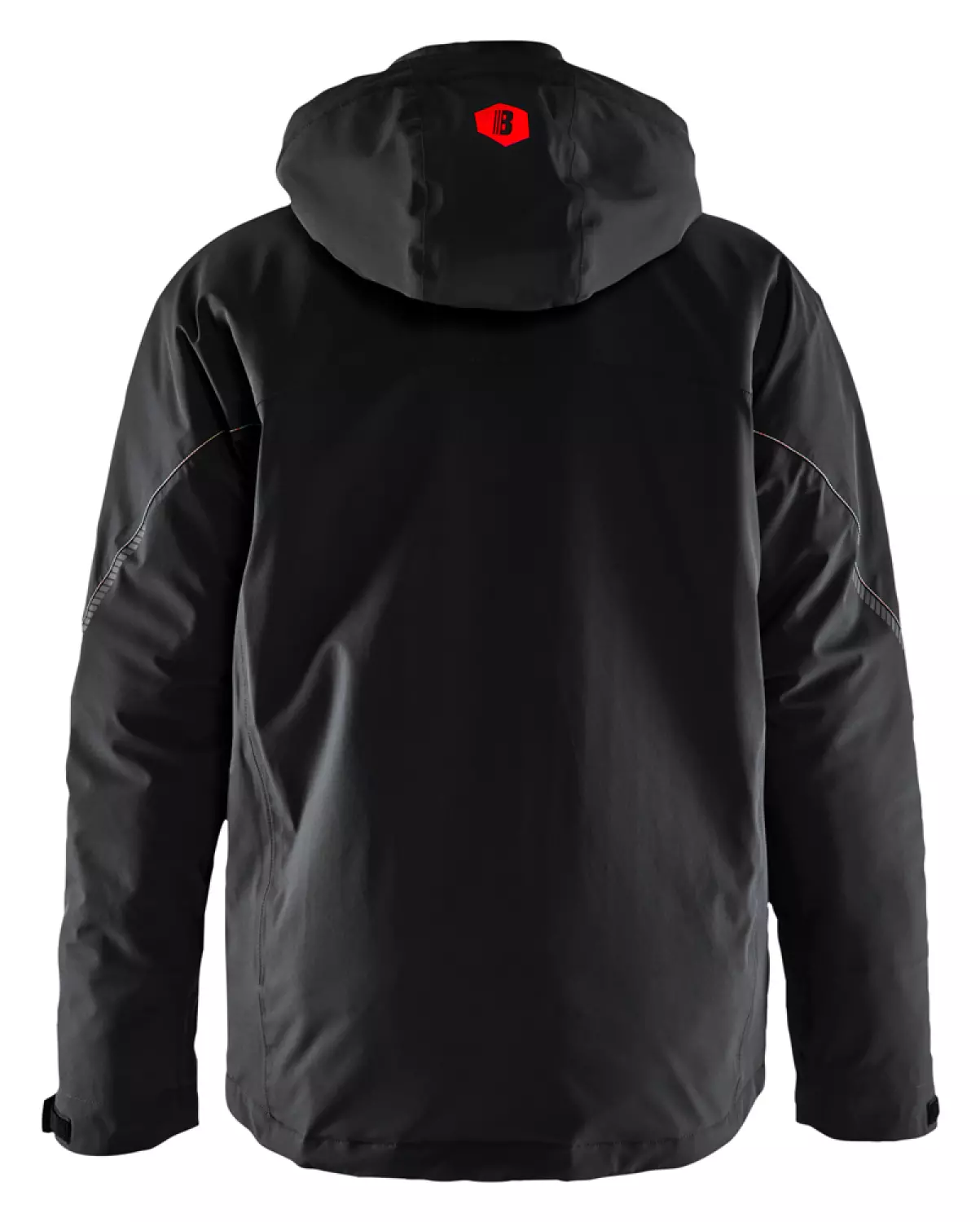 Blåkläder 4484 Lichtgewicht winterjas 4-weg stretch - Zwart/Rood - XL-image