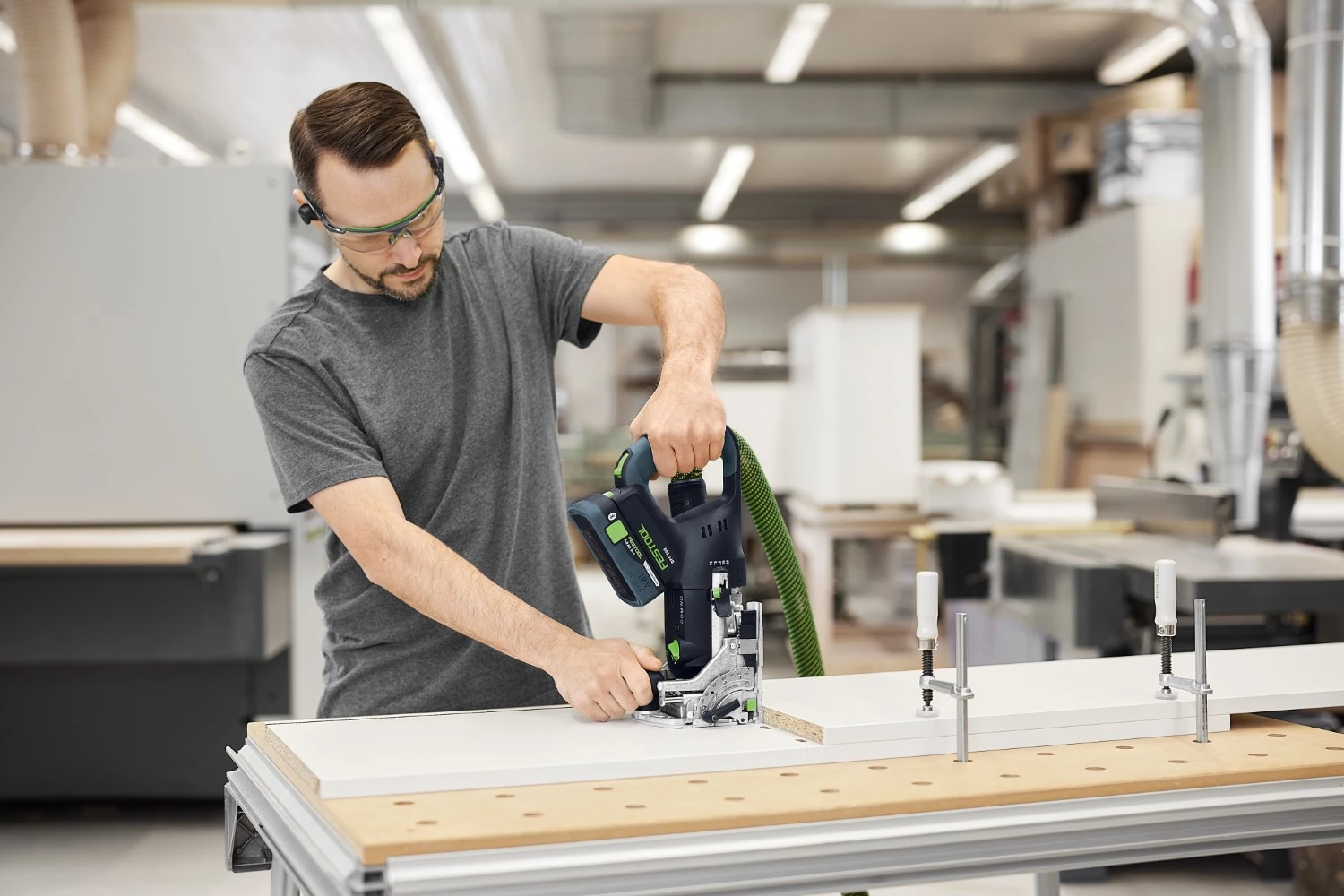 Festool DFC 500 E-Basic 18V machine de fraisage Domino sans fil dans un systainer - 28 mm-image