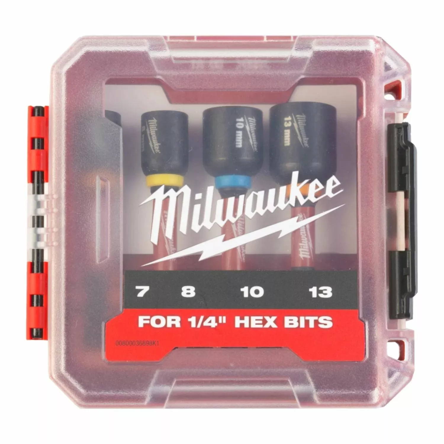 Milwaukee 4932492445 SHOCKWAVE™ Impact Kit de clés à écrous magnétiques 4 pièces - Ø 7-13mm - Gen II-image