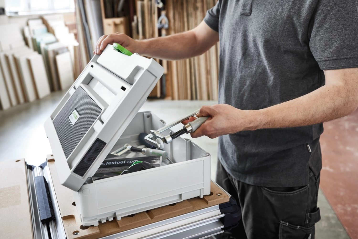 Festool SYS3 BT20 M 137 USB-C TOPROCK Bluetooth speaker incl. netstroom kabel-image