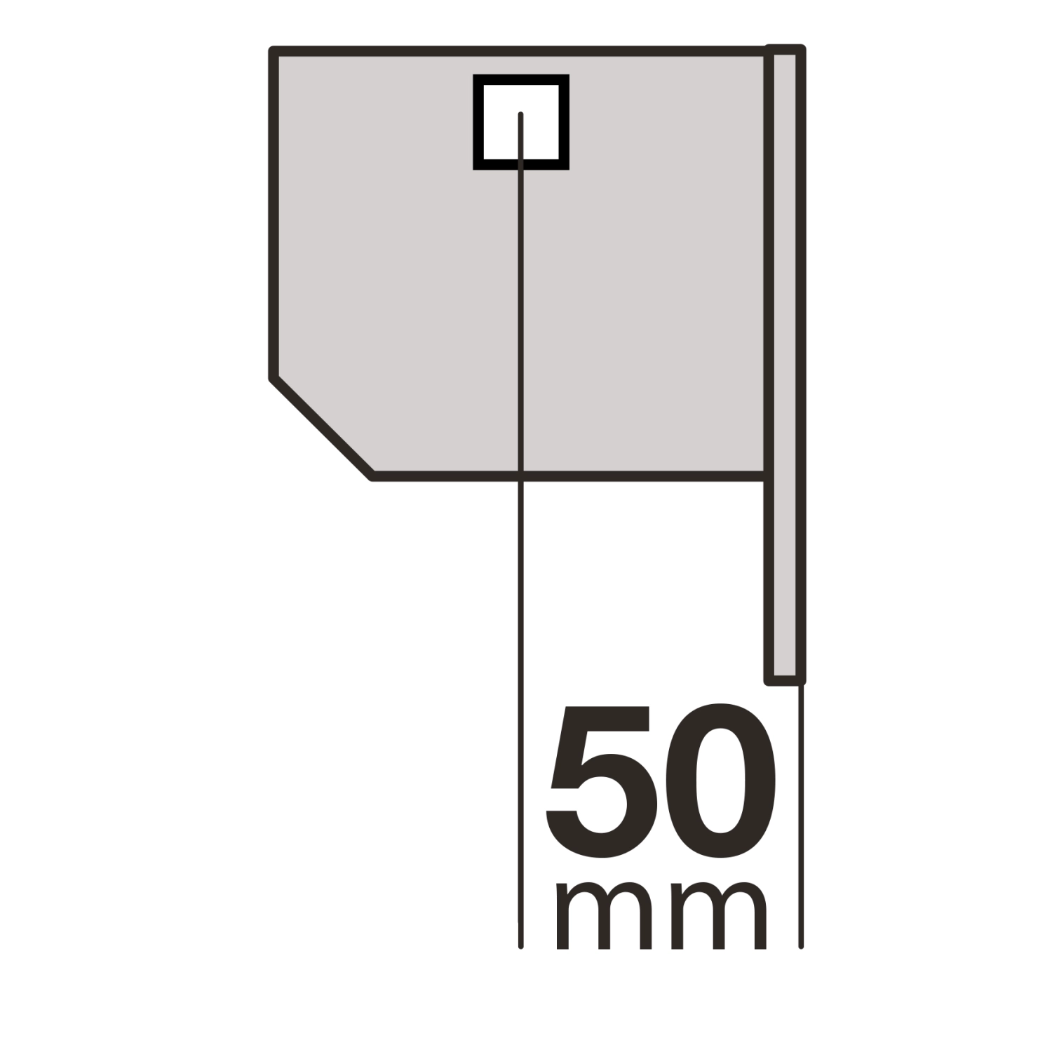 Starx 86.101.37 Quincaillerie de sécurité - Béquille - SKG3 - Plaque longue - Aluminium - Noir-image