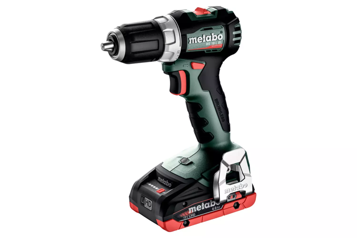 Metabo BS 18 L BL 18V Li-ion accu schroef-/boormachine set (2x 4.0Ah accu) in MetaBox - 65Nm-image