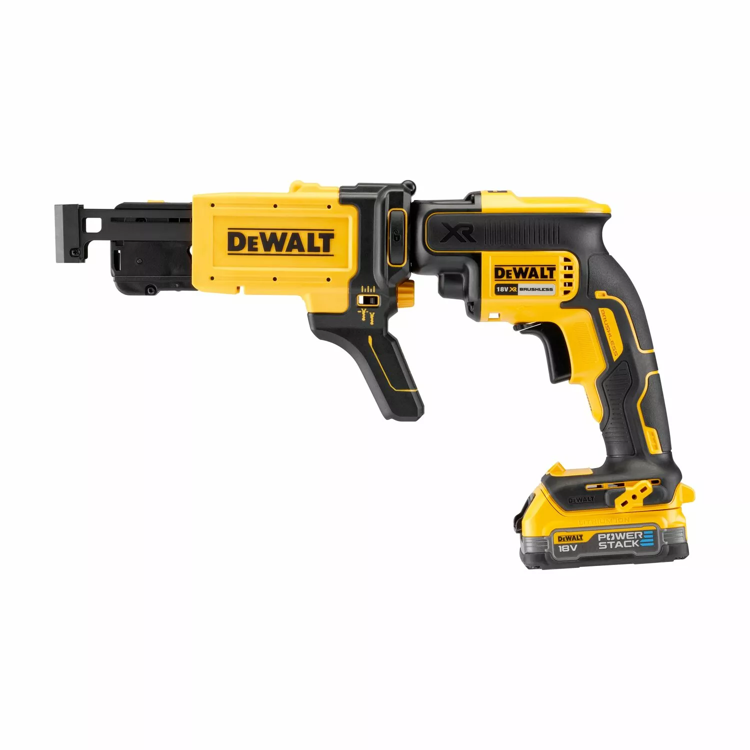 DeWALT DCF620E1K-XJ 18V Li-ion XR accu gipsschroefmachine / bandschroefmachine set (1x POWERSTACK accu) in TSTAK - koolborstelloos - 25-27mm-image