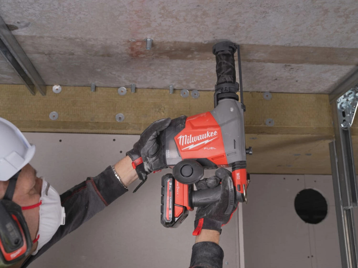 Milwaukee M18 FHAC16-0X 18V Li-ion accu compact SDS-plus combihamer body in HD Box - 1,7J-image