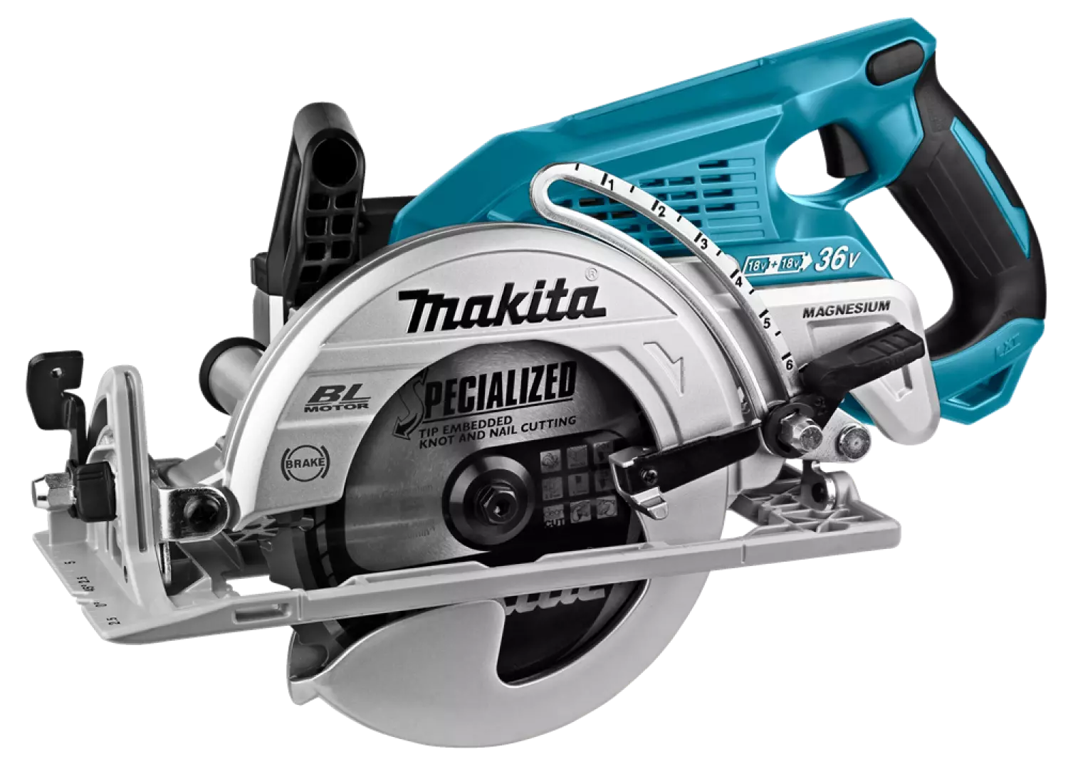 Makita DRS780Z Scie circulaire sans-fil - 2 x 18V Li-ion - 185 mm - Machine seule-image