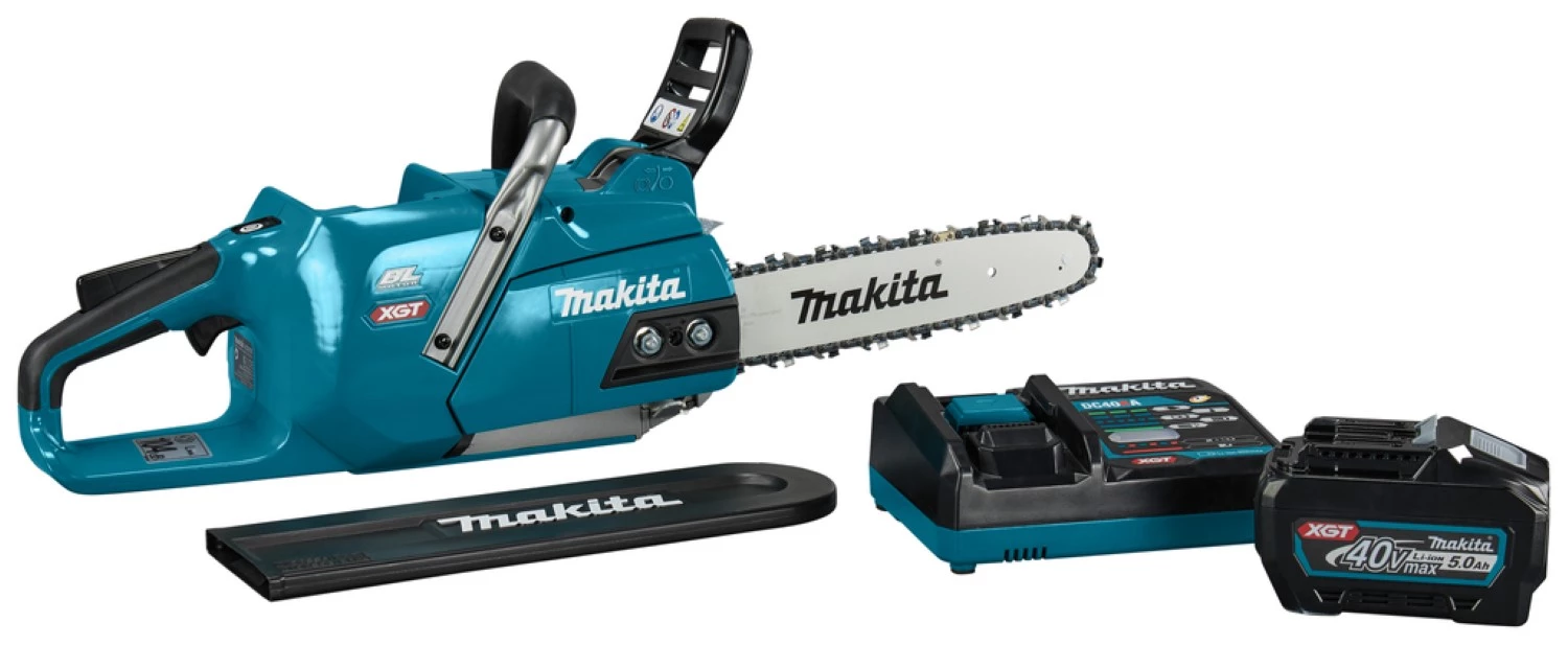 Makita UC010GT101 XGT 40 V Max set de Tronçonneuses (1x 5.0Ah) - 30 cm - sans charbon-image