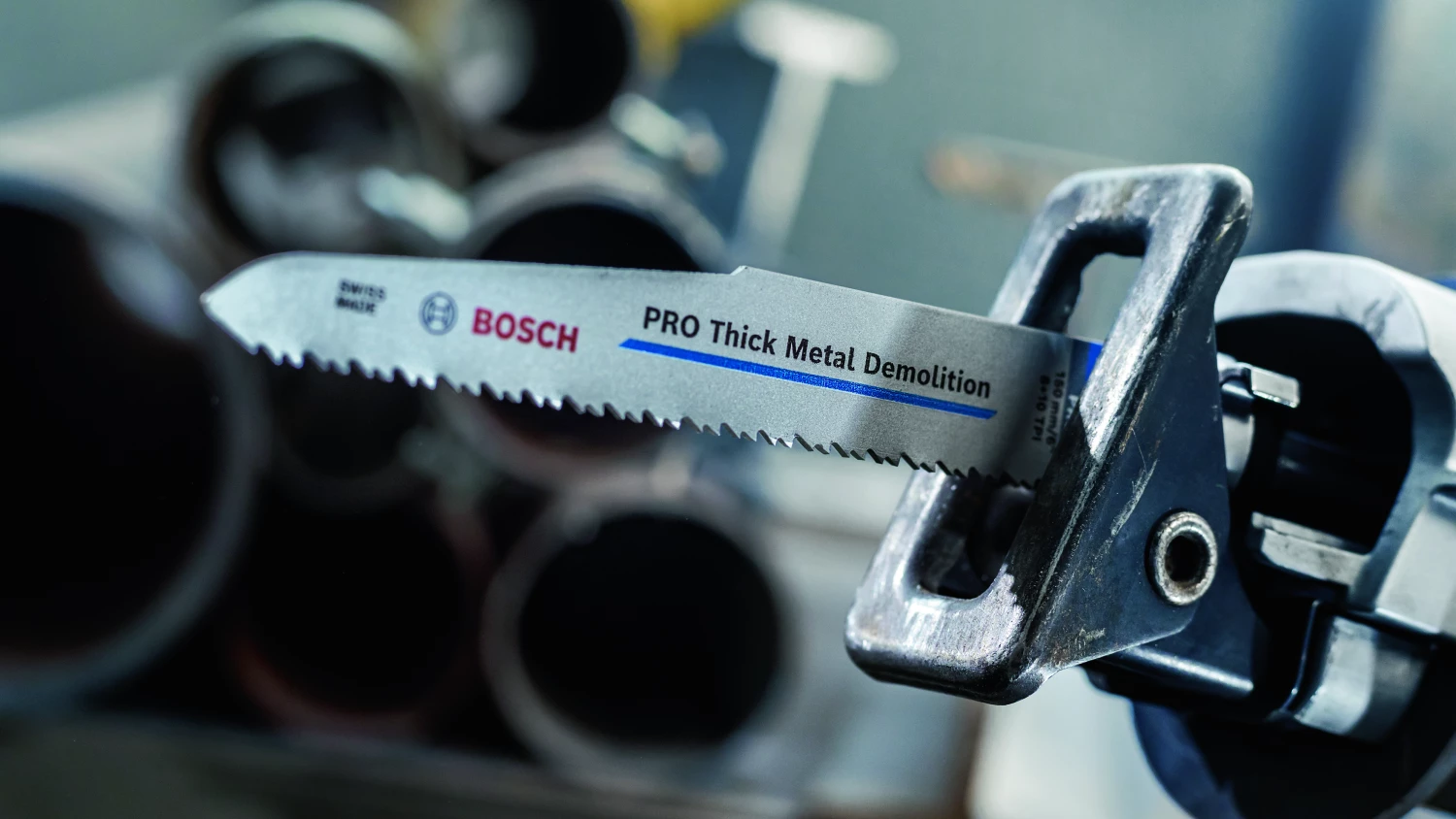 Bosch 2607011820 PRO Jeu de 6 lames de scie de démolition sous blister avec boîte de rangement-image