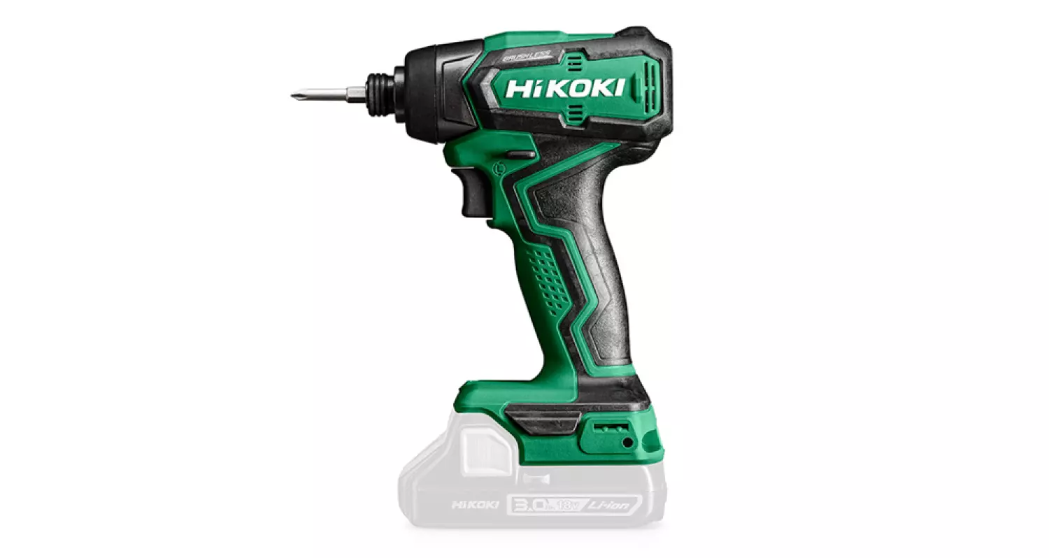 HiKOKI WH18DDW4Z - Visseuse à chocs sans fil Li-Ion 18V (machine seule) - 140 Nm - 1/4" - moteur brushless-image