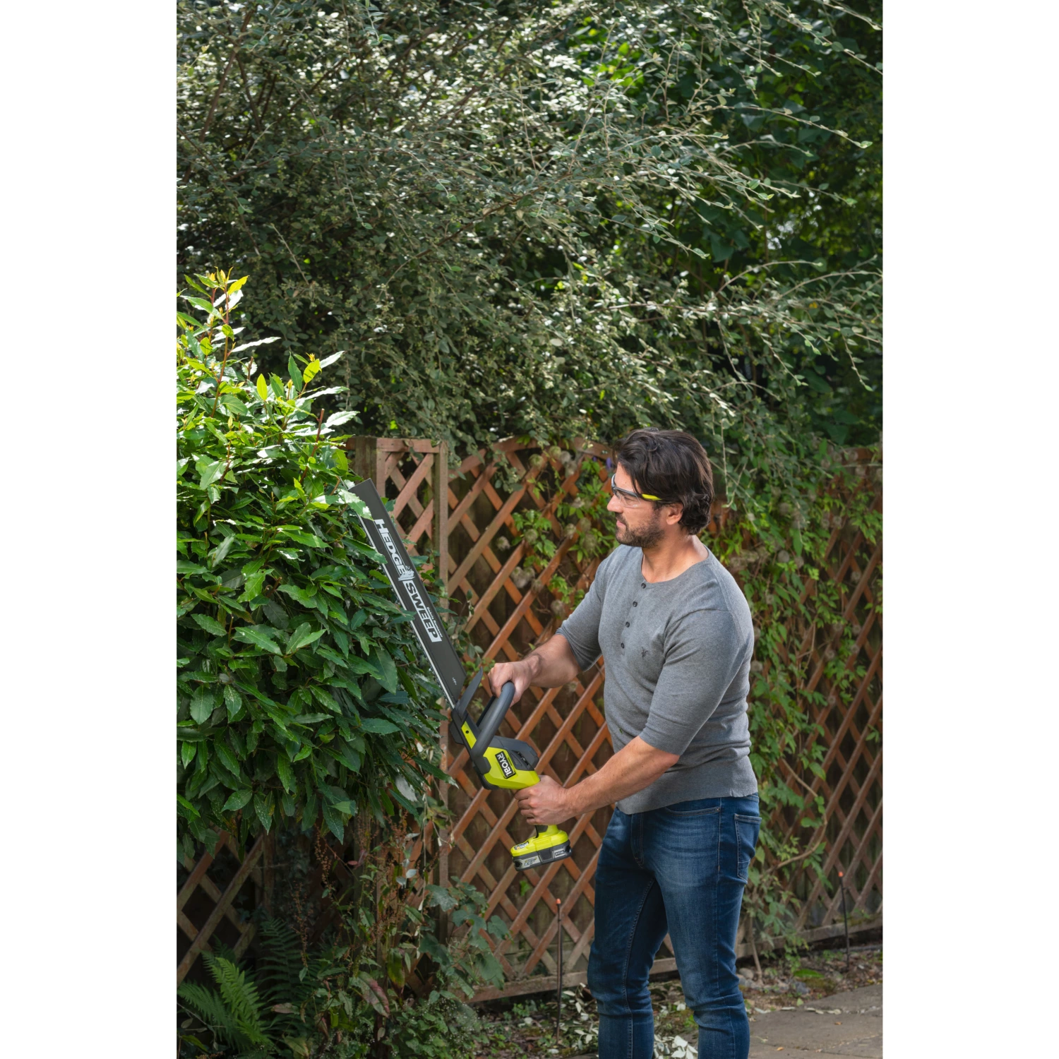 Ryobi RY18HT50A-120 18V Li-ion accu heggenschaar set (1x 2.0Ah accu) - 500mm-image