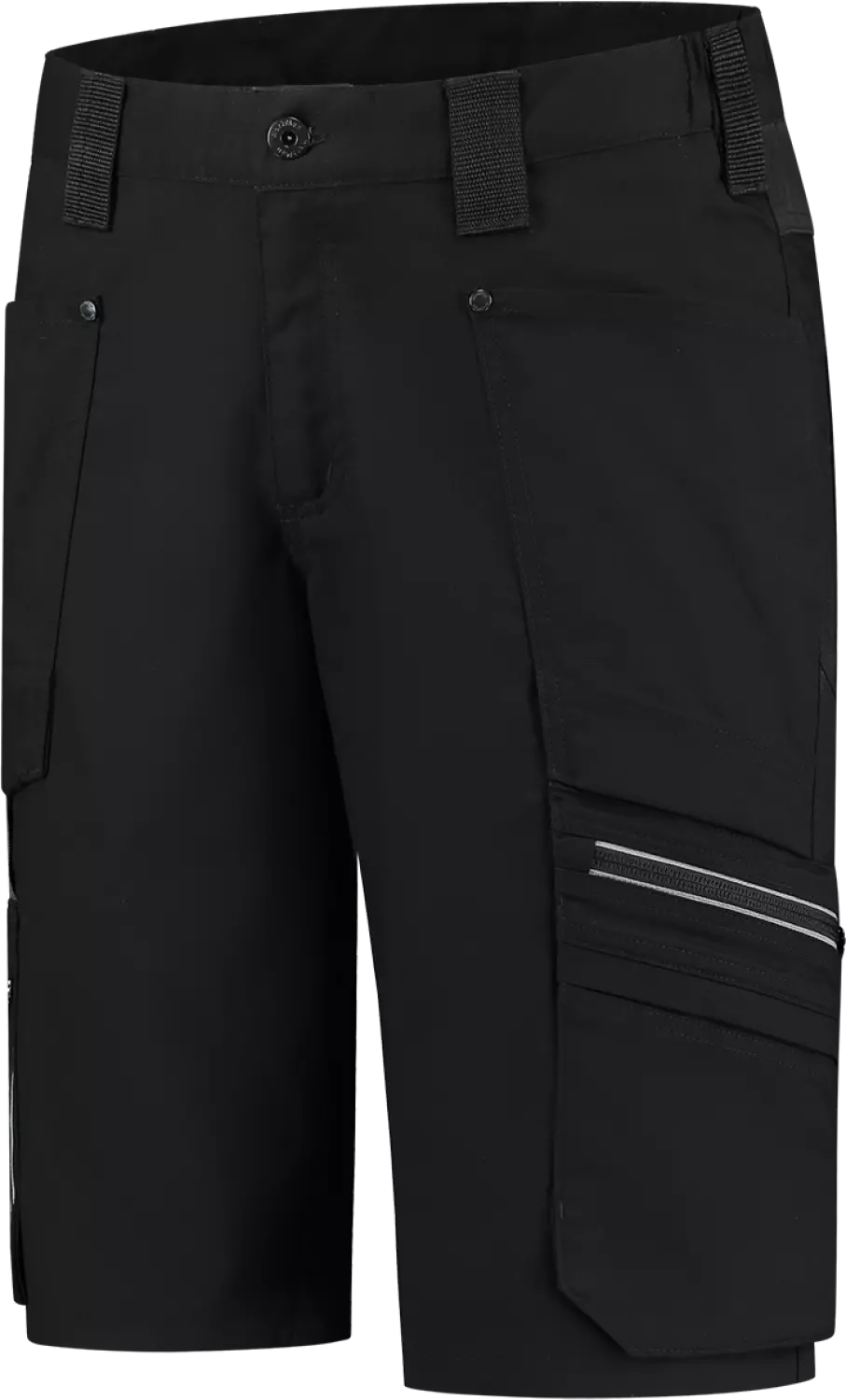 Workman 9063 STRETCH Bermuda Werkbroek P2S - Zwart - Maat 50 (34/34)-image