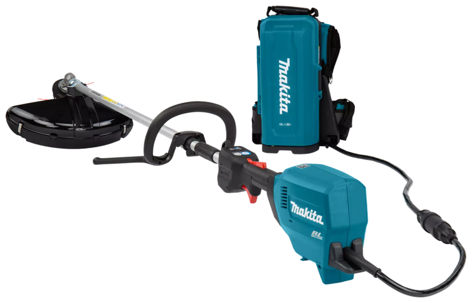 Makita UR201CZ 36V Li-Ion accu bosmaaier body - D-greep - 430x255mm - koolborstelloos-image