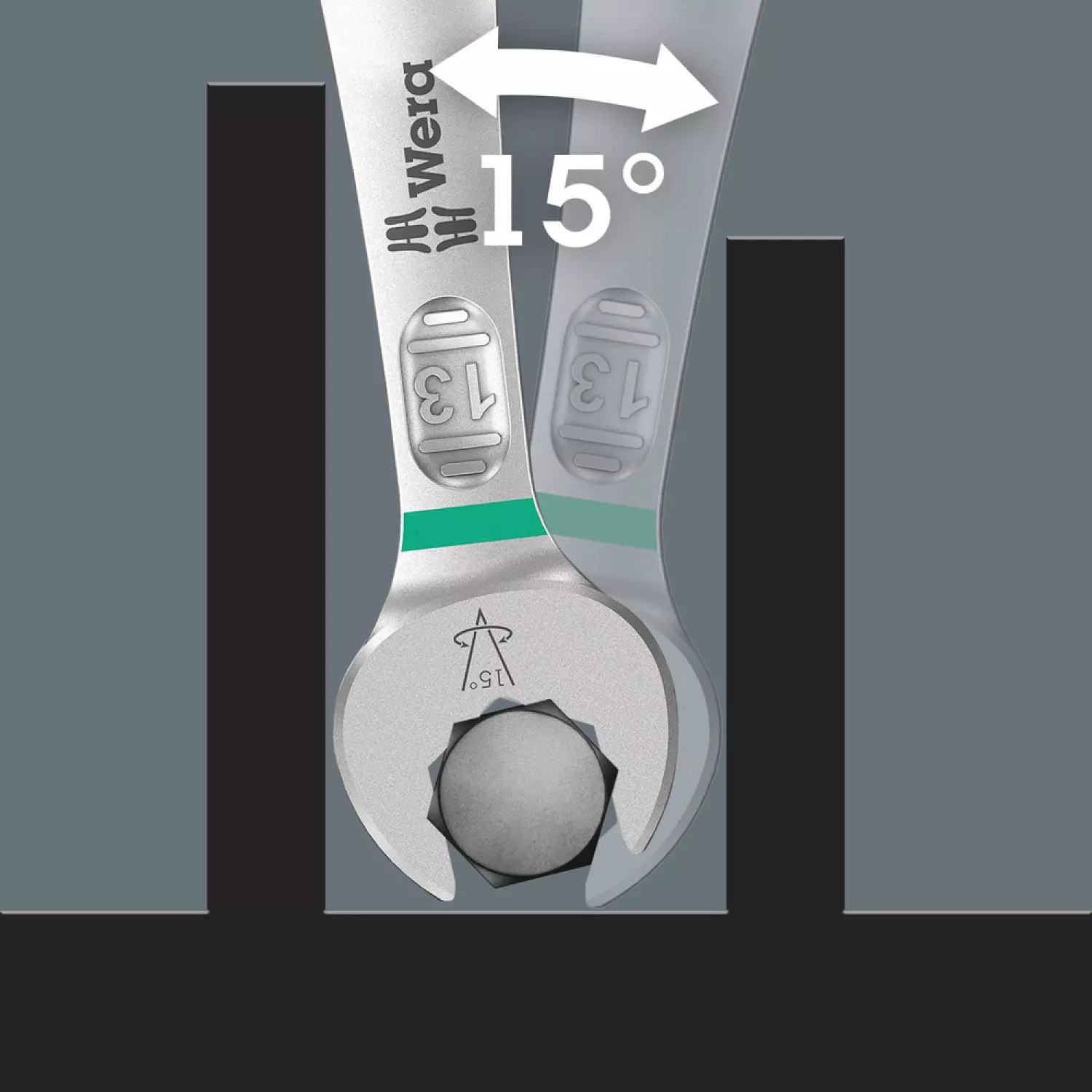 Wera 6003 Clés mixtes Joker, 13 x 160 mm-image