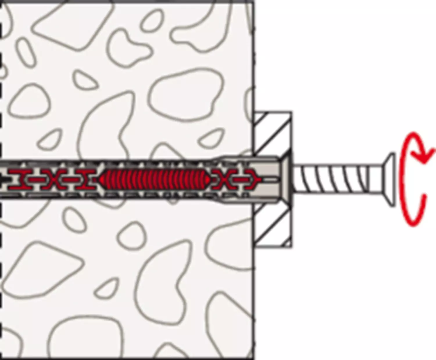 Fischer 562162 Constructieplug DuoXpand - 10 x 230 T - TX40 - verzonken schroef (50st)-image