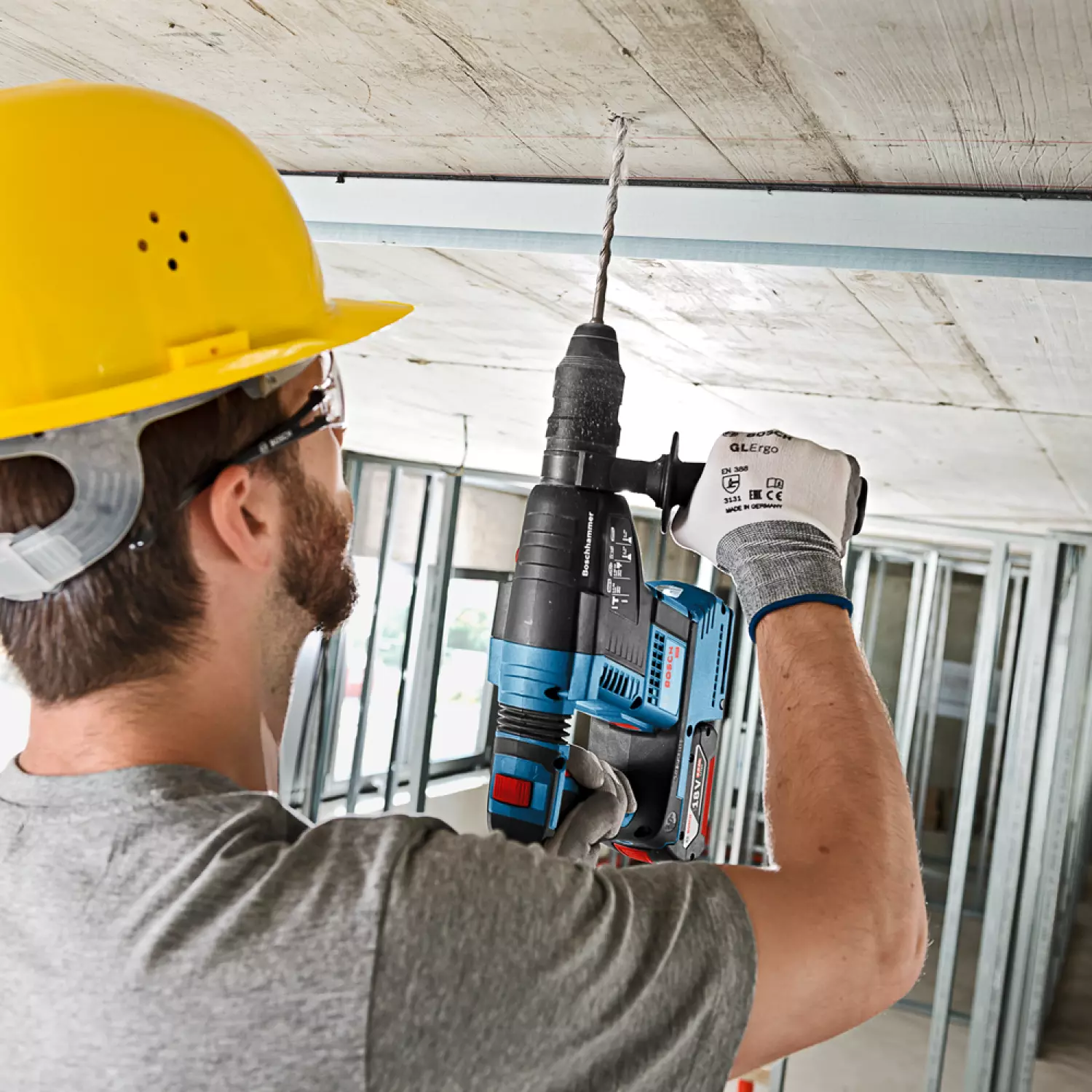 Bosch GBH 18V-26 F 18V Li-Ion accu SDS-plus combihamer set (2x 5.5Ah ProCORE accu) in L-Boxx - 2,6J - koolborstelloos-image