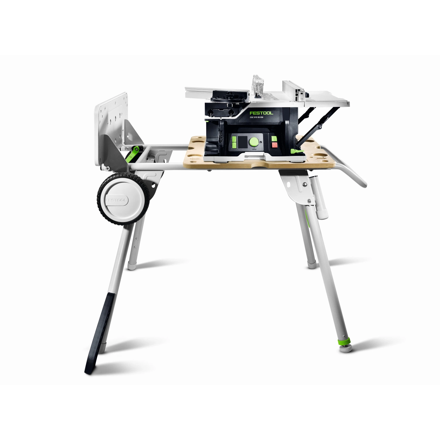 Festool CSC SYS 50 EBI-Basic-Set 36V (2x18V) Accu tafelcirkelzaag body incl. onderstel en accessoires - 168mm-image