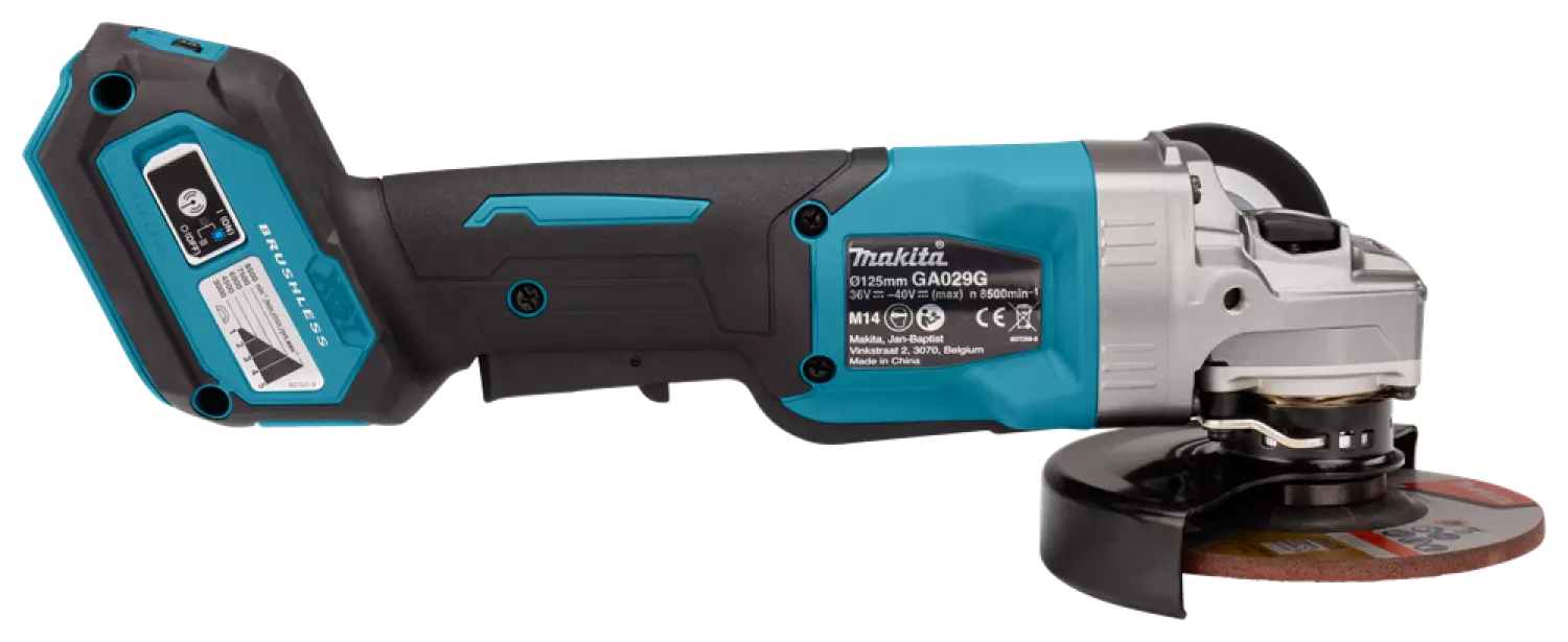Makita GA029GZ 40V Li-Ion accu haakse slijper body - 125x22,23mm - koolborstelloos-image