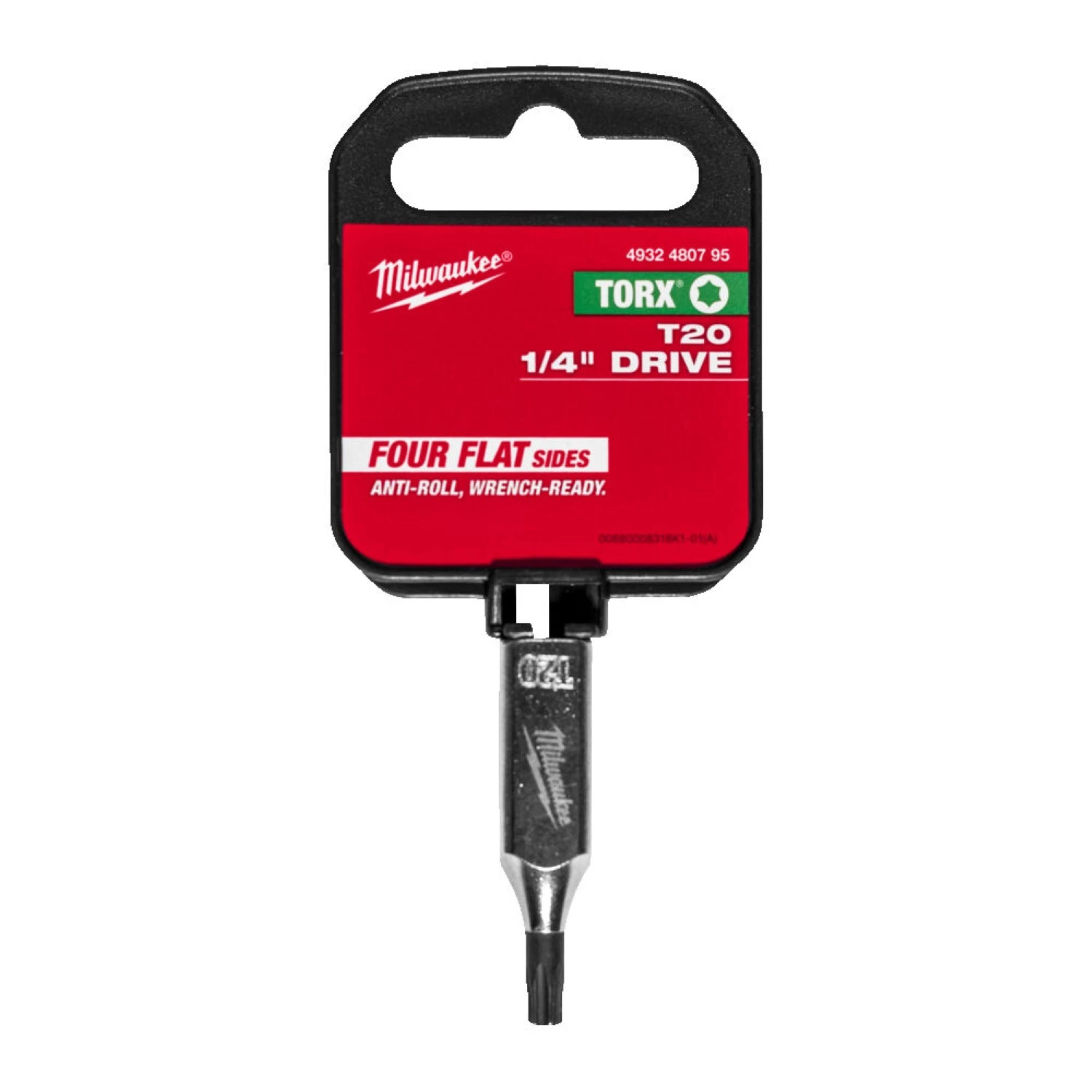 Milwaukee 4932480795 Dop - 1/4" FOUR FLAT™ - Torx 20-image