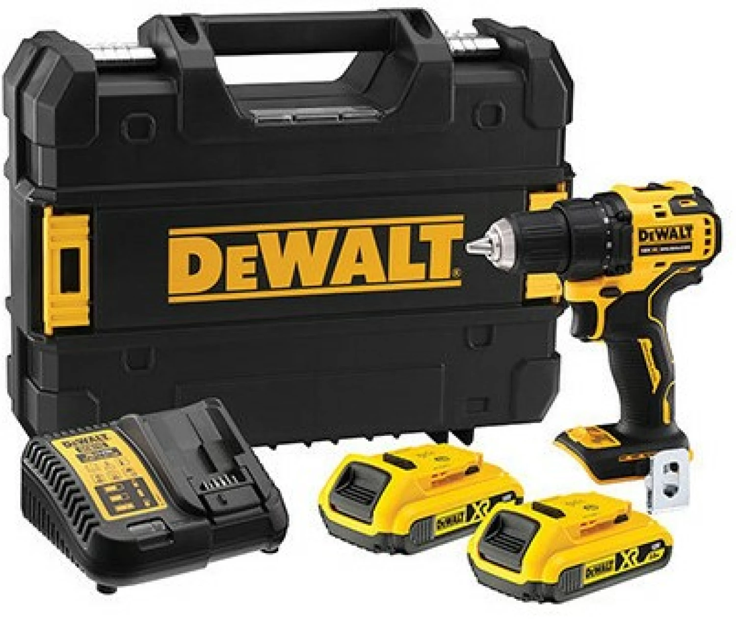 DeWALT DCD708D2T 18V Li-Ion accu schroefboormachine set (2x 2,0Ah) in TSTAK - koolborstelloos-image