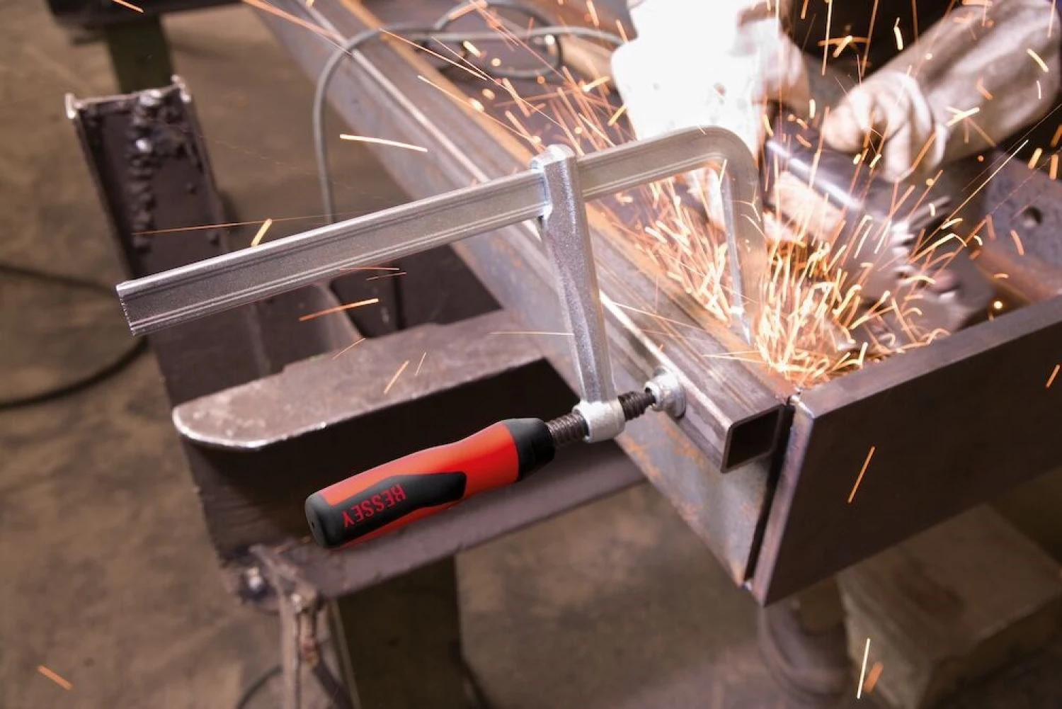 Bessey GZ10-2K Lijmtang - Geheel Staal - 100 x 60mm-image