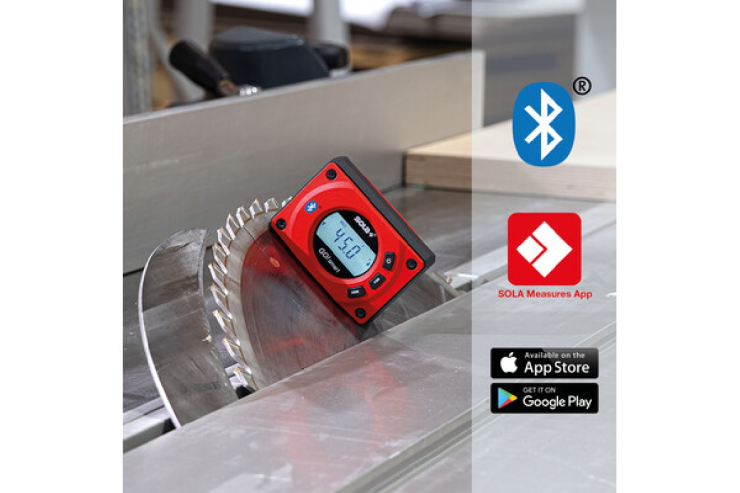 Sola GO! SMART Digitale zakwaterpas - Bluetooth - 80mm-image