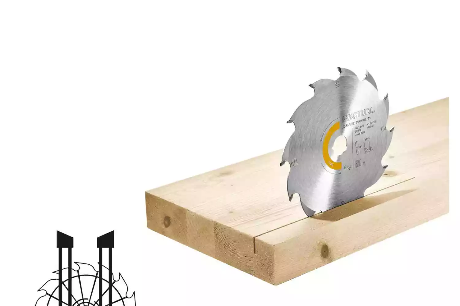 Festool HW 210x2,6x30 PW16 - Lame de scie circulaire-image