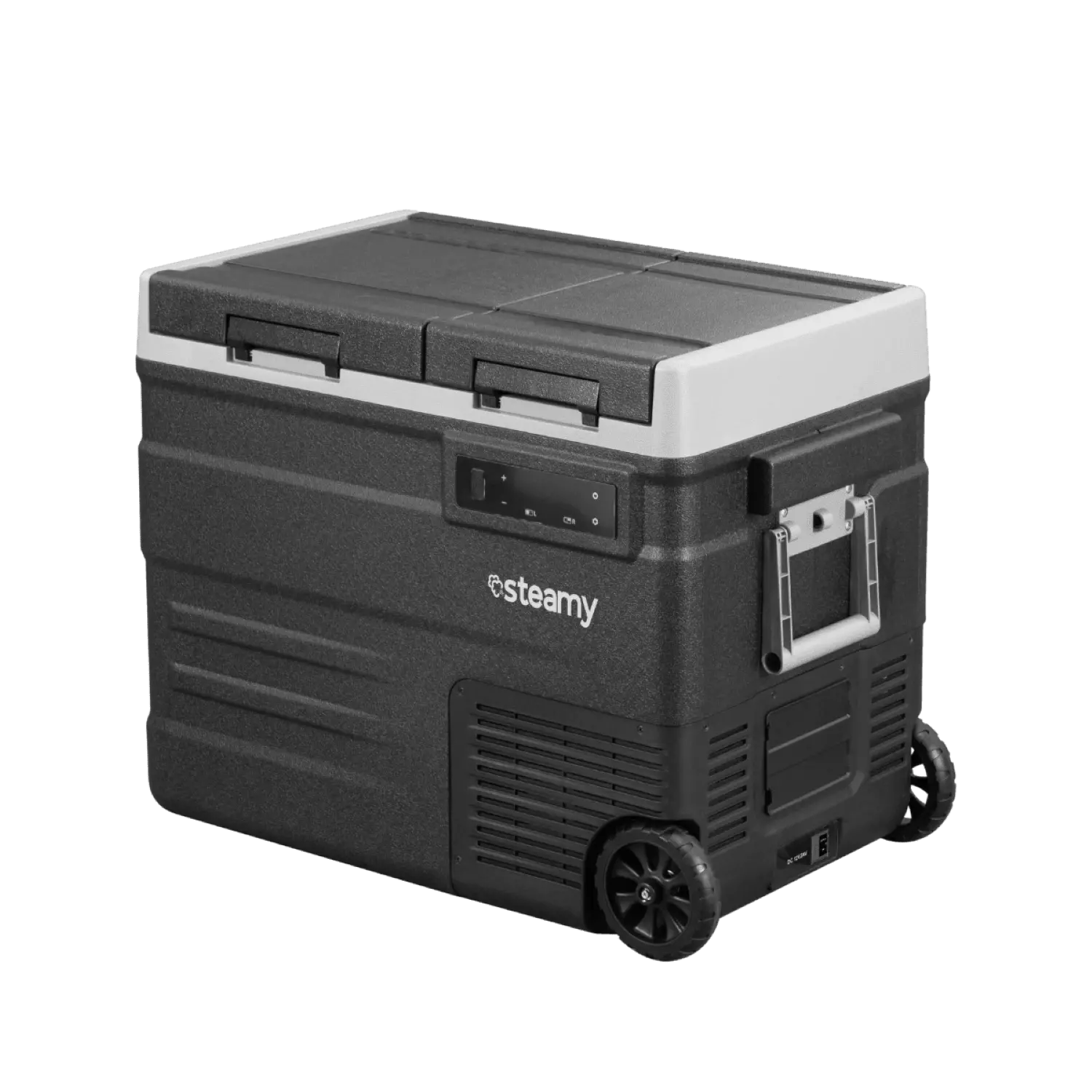 Steamy-E SECUD45 Glacière électrique à compresseur à double zone sur roulettes - 41 L-image