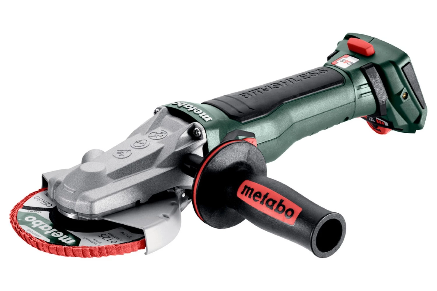 Metabo WVBF 18 LT BL 11-125 Quick 18V Li-ion Meuleuse d'angle à tête plate sans fil en MetaBox - 125mm-image