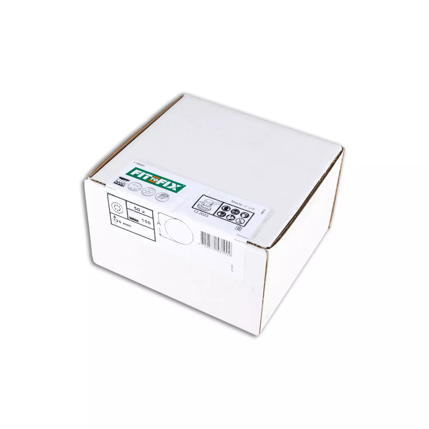 Fit-to-Fix Disque à poncer - P150 - rond 125mm (50pcs)-image