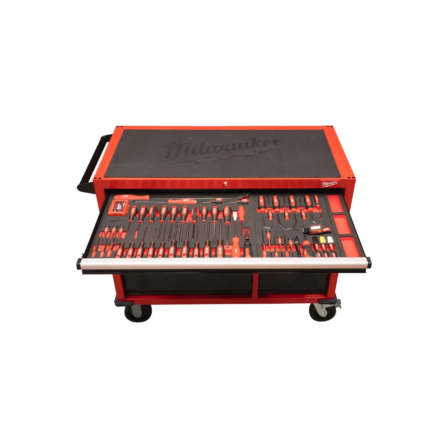 Milwaukee 4932502079 TOOLGUARD Stalen Gereedschapswagen gevuld - 501-delig -  10 laden - 46" / 117 cm