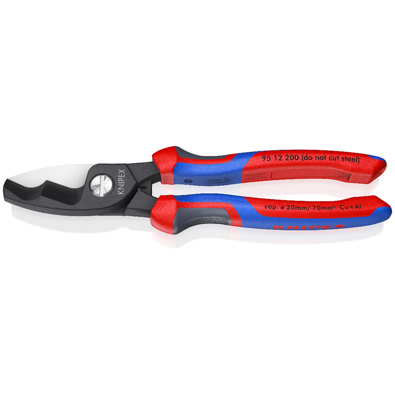 Knipex 9512200 Kabelschaar met dubbele snijkanten - 200mm-image
