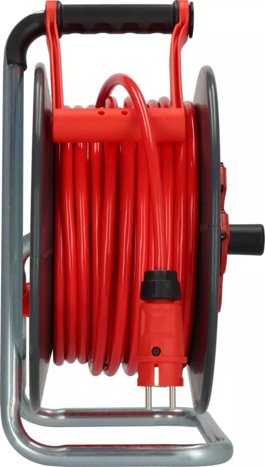 Brennenstuhl Professional SC 3210 SteelCore Enrouleur de câble H07BQ-F 3G2,5 - IP44 - 33m - Rouge-image