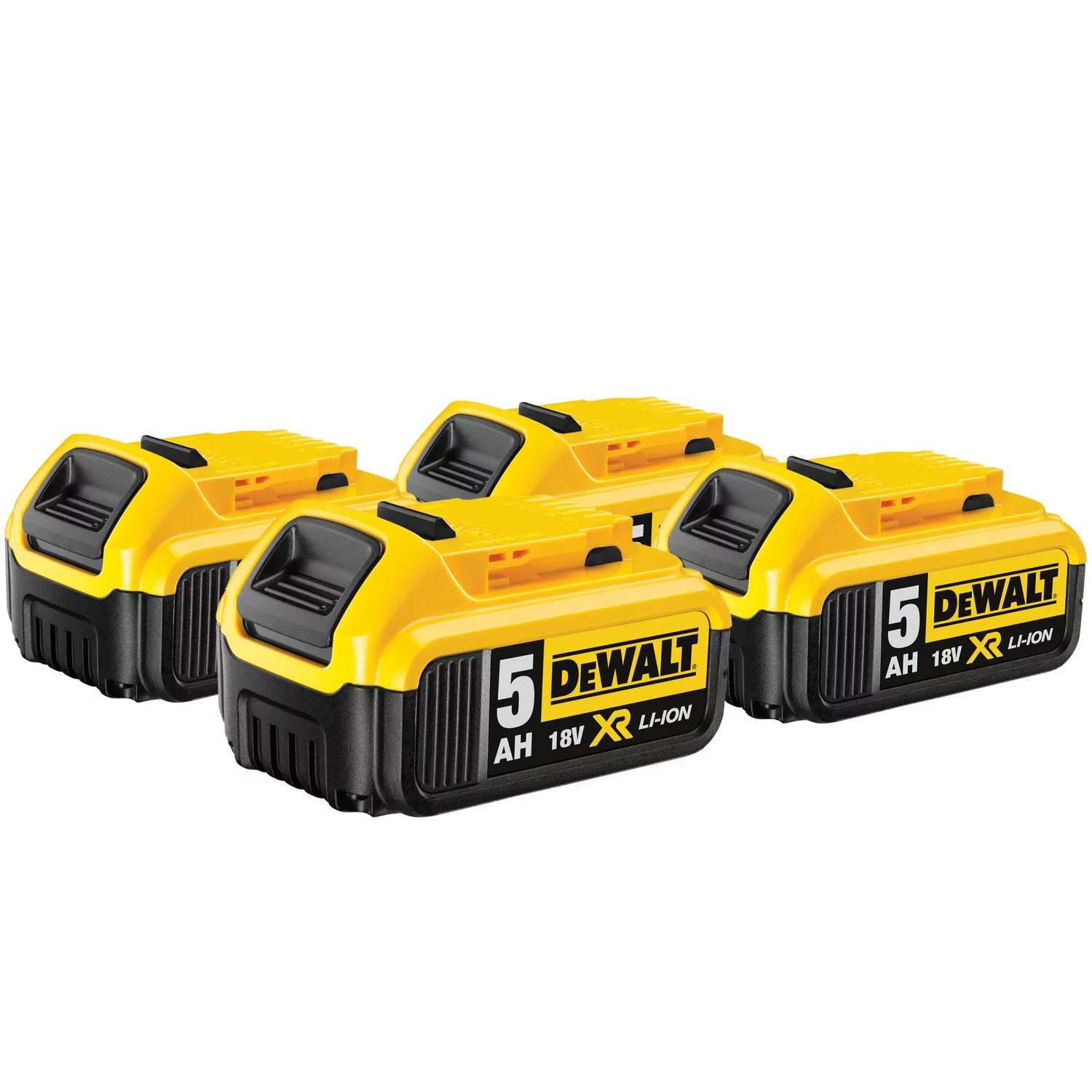DeWALT DCB184 4-Pack 18V Li-ion XR accu - 5.0Ah (4st)