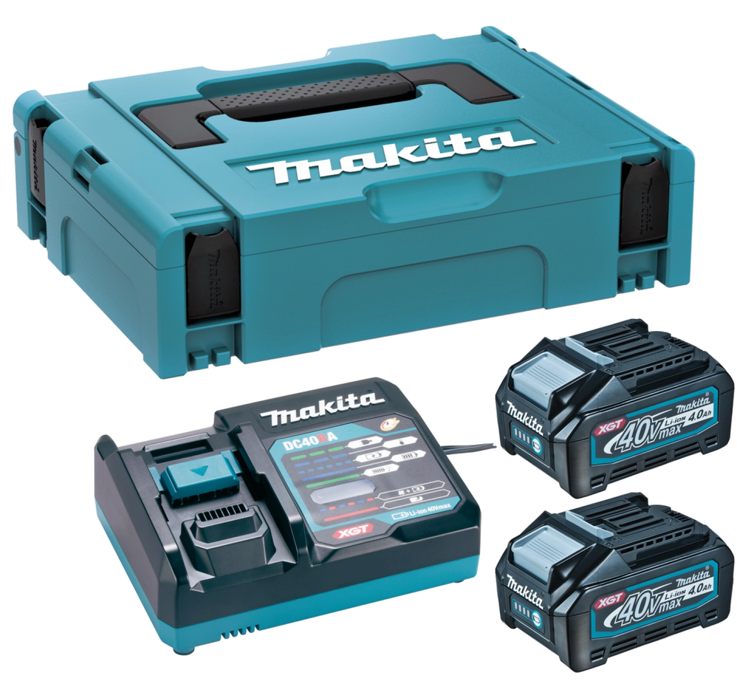 Makita 191J97-1 Startset XGT 40 V Max DC40RA/2xBL4039-image