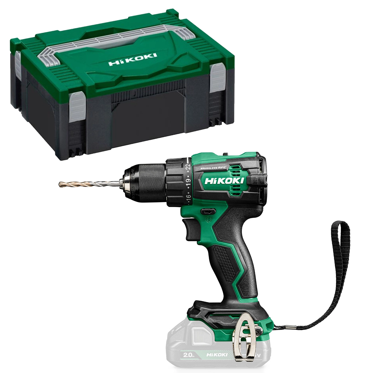 HiKOKI DV18DEW2Z Perceuse à percussion Machine seul en HSC 18V Batterie 70Nm-image