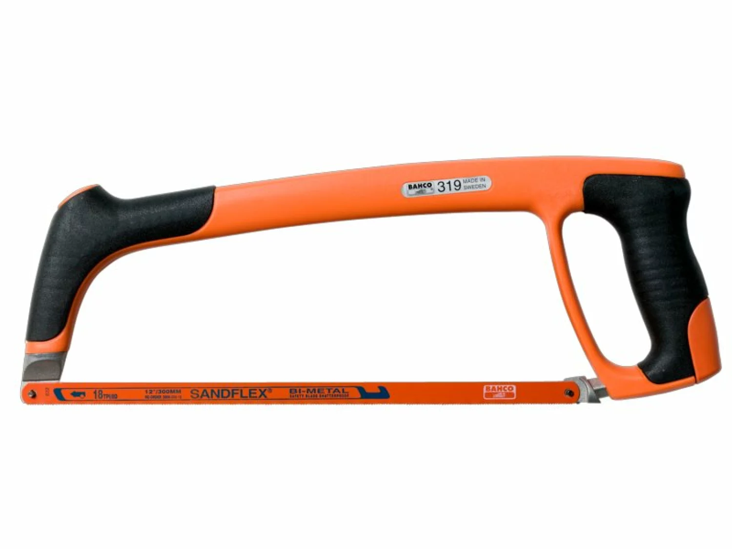 Bahco 319 - Monture de scie à métaux professionnelle avec poignée souple 300 mm-image