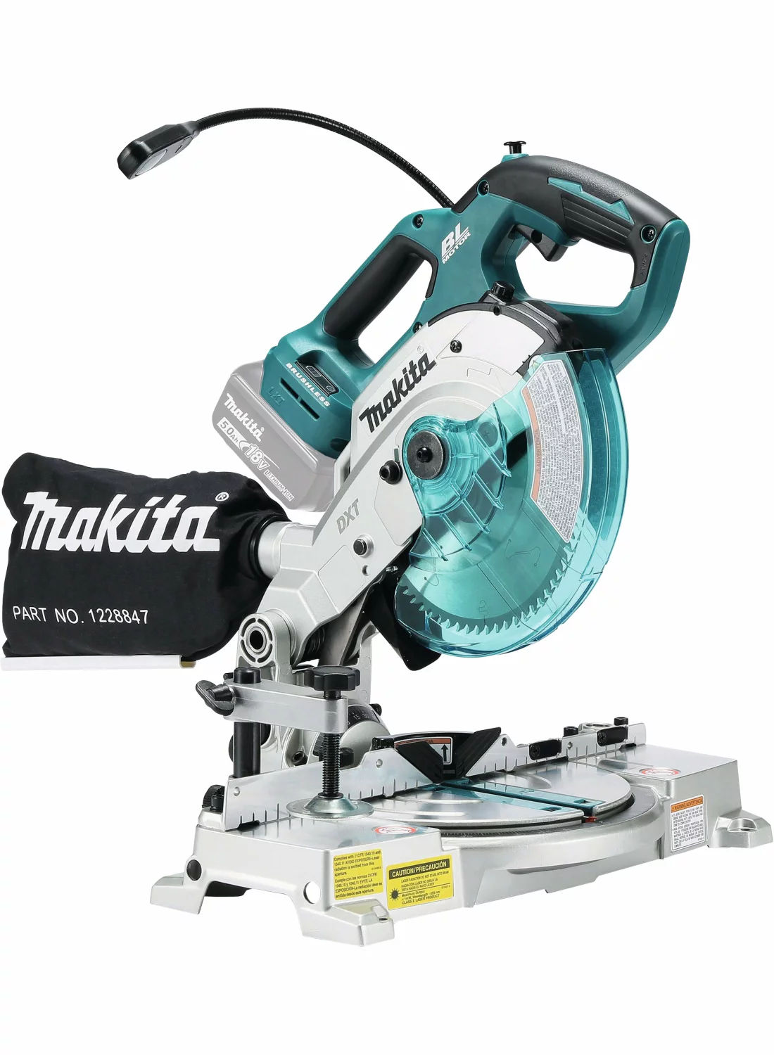 Makita DLS600Z 18V Li-Ion accu afkort- en verstekzaag body - 165 x 20mm - koolborstelloos-image