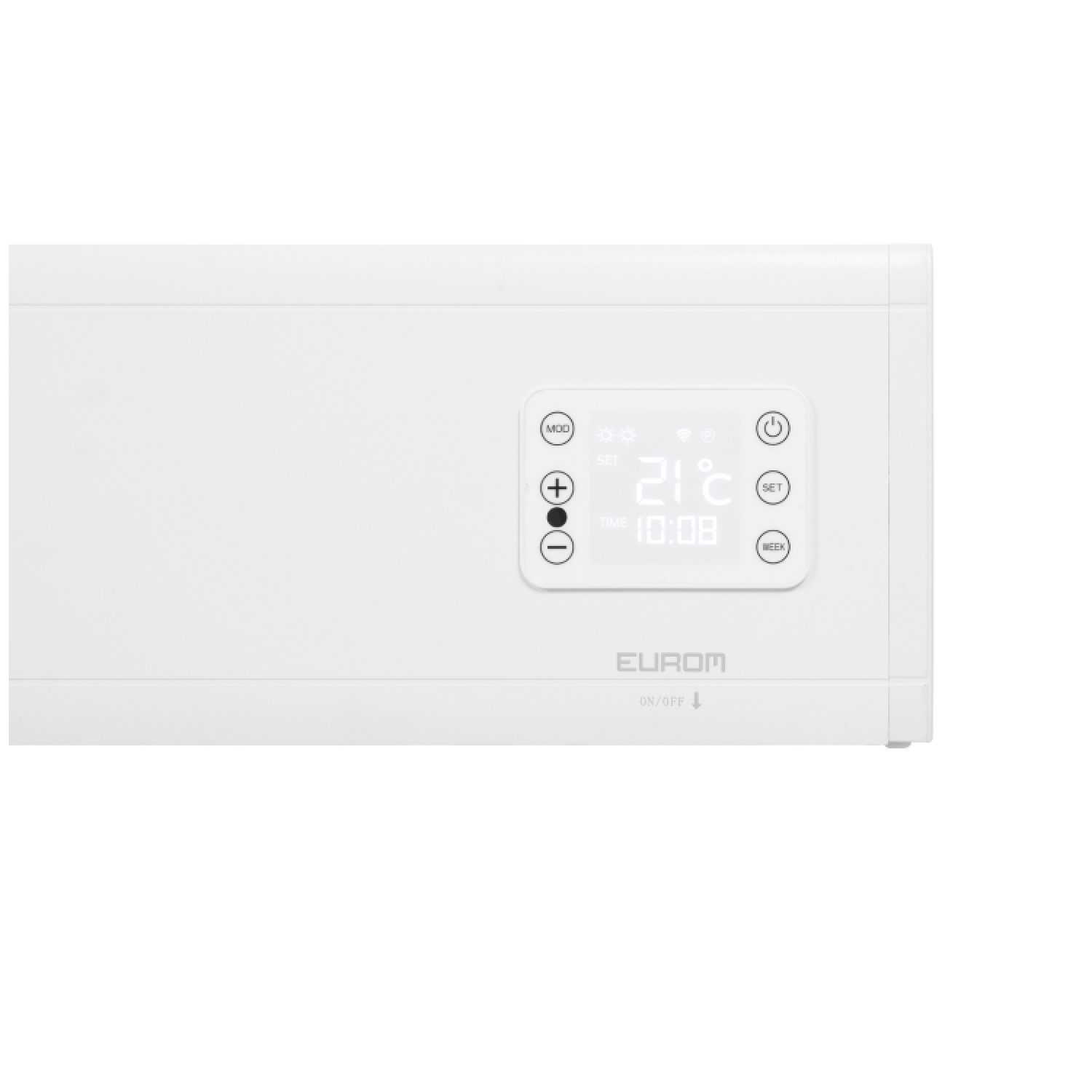 EUROM Alutherm Baseboard 2500 Wifi White Convectorkachel - 2000W - 100m3-image