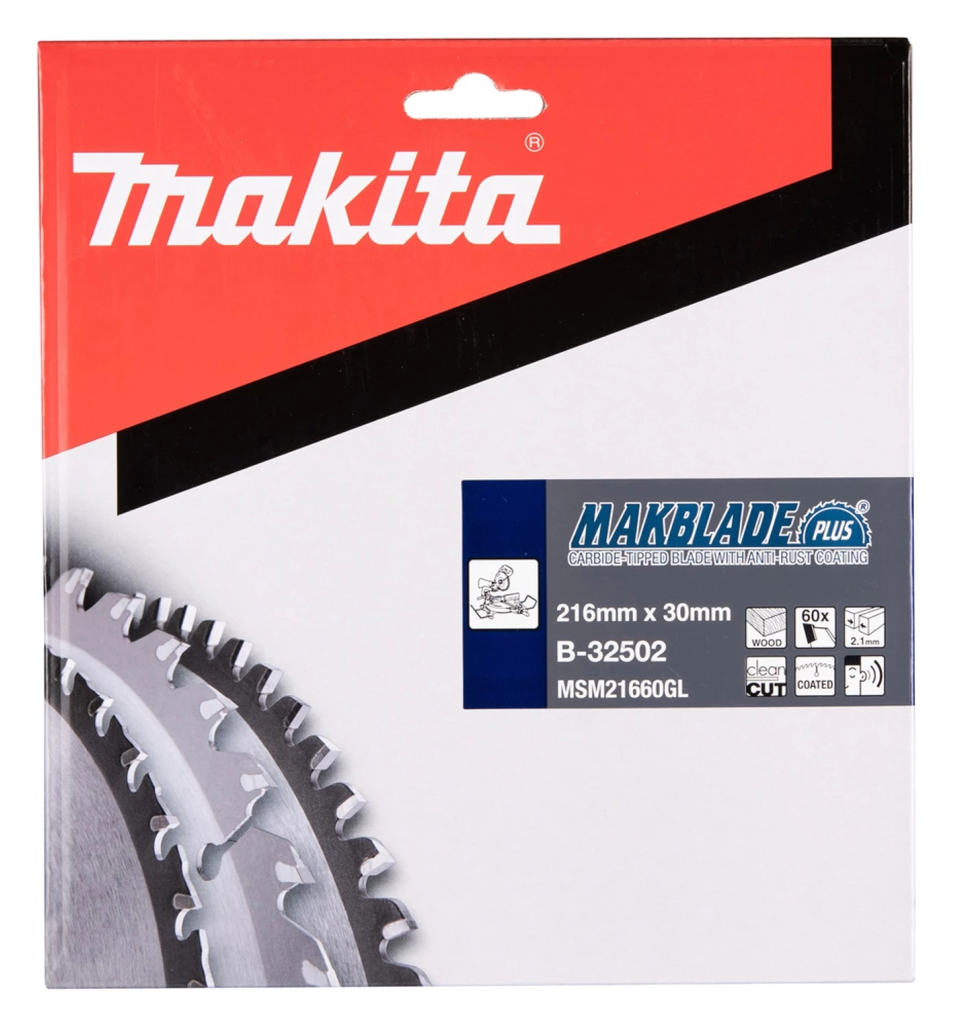 Makita B-32502 Lame de scie - 216 x 30 x 60T-image