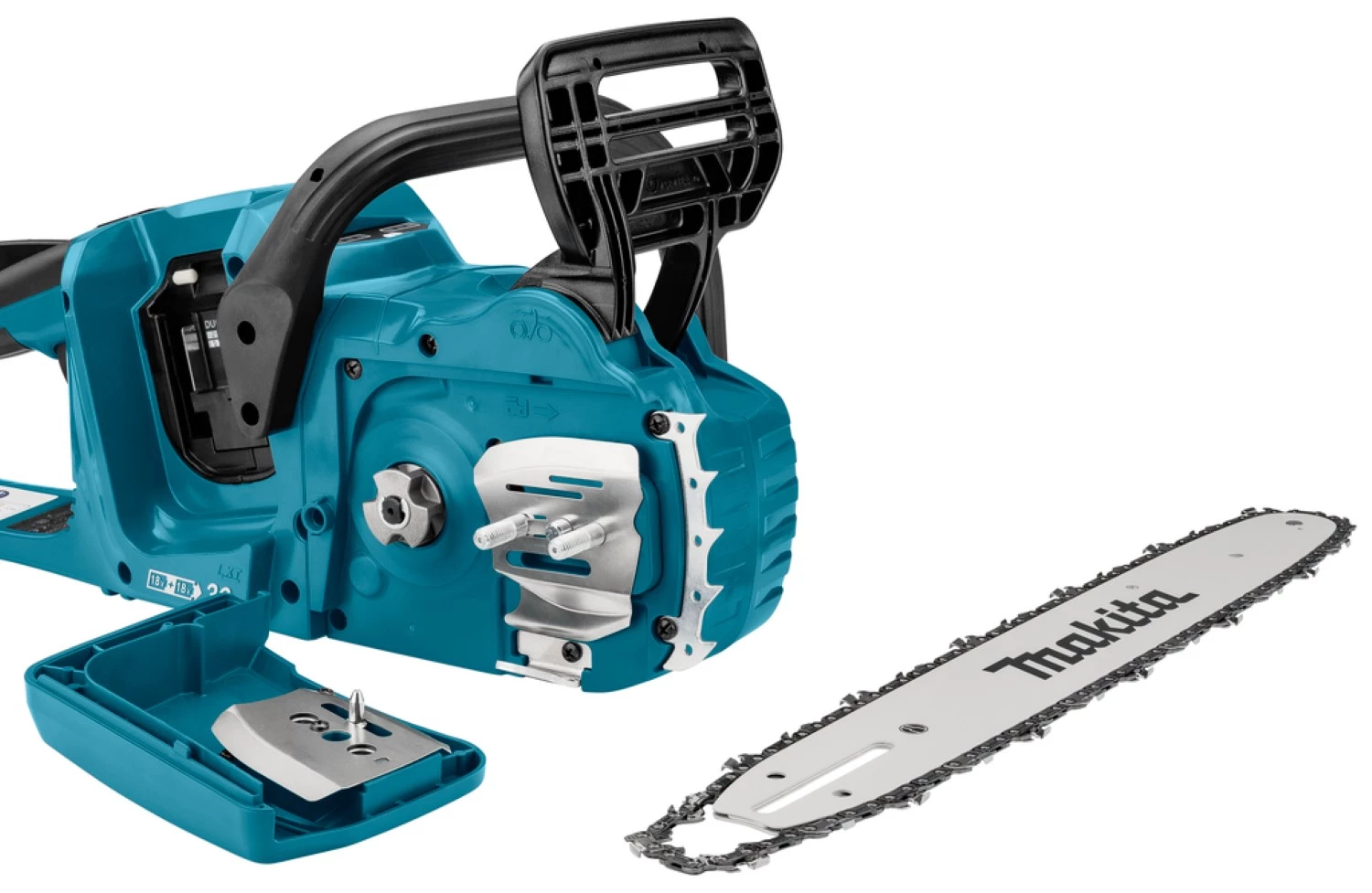 Makita DUC355PT4J LXT 2x18V Li-Ion accu kettingzaag set (4x 5.0Ah) - 35cm-image