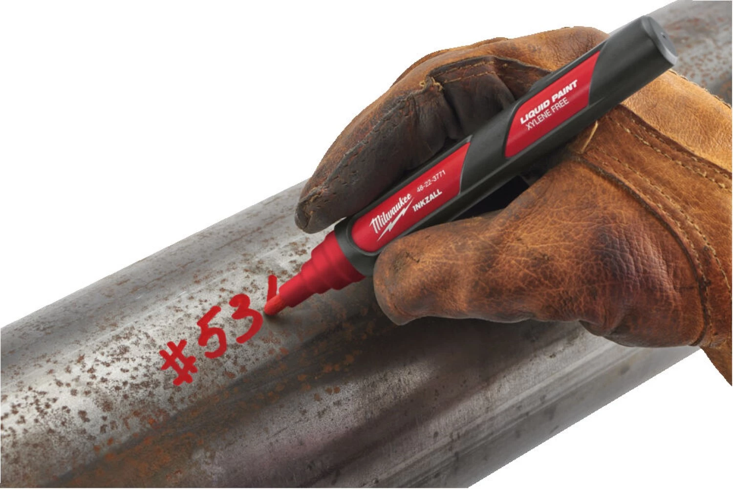 Milwaukee 4932492143 INKZALL™ Marker - Rood - LP-image