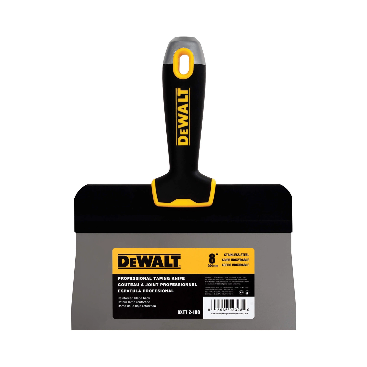 DeWalt Spackmes Hoogblad RVS Softgrip-image